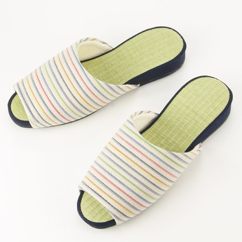 藍染しじら織 吊り込み畳スリッパM - 画像2