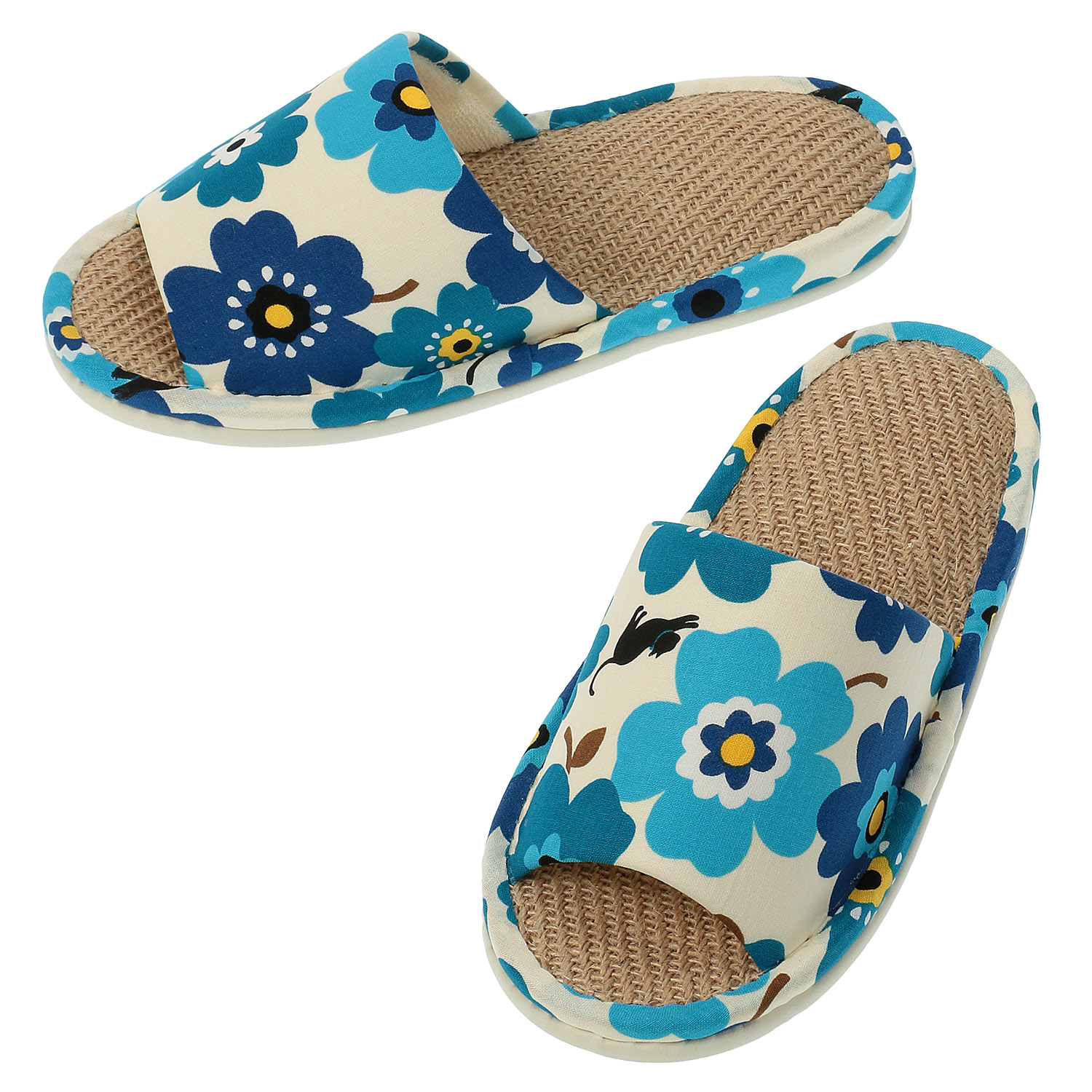 フラワーキャット麻中スリッパ - 画像6