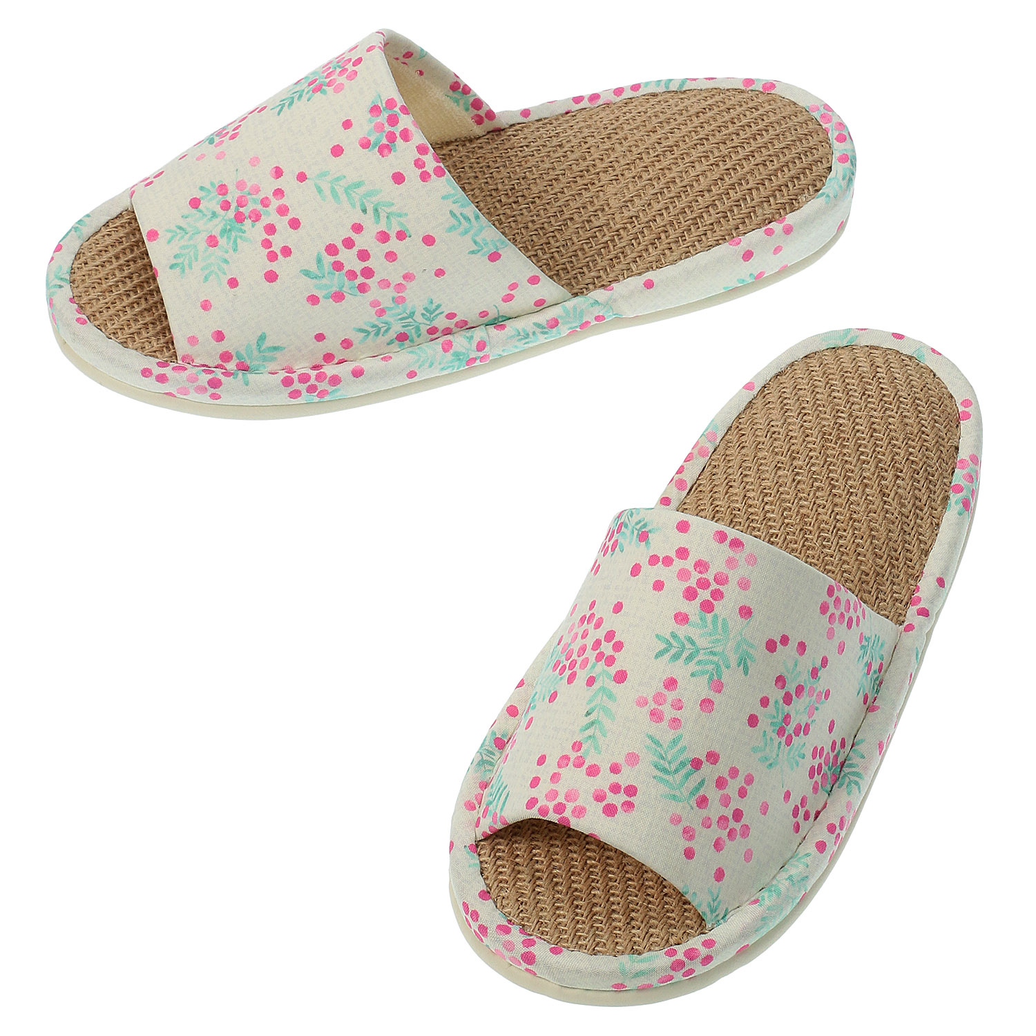 ミモザ麻中スリッパ - 画像2