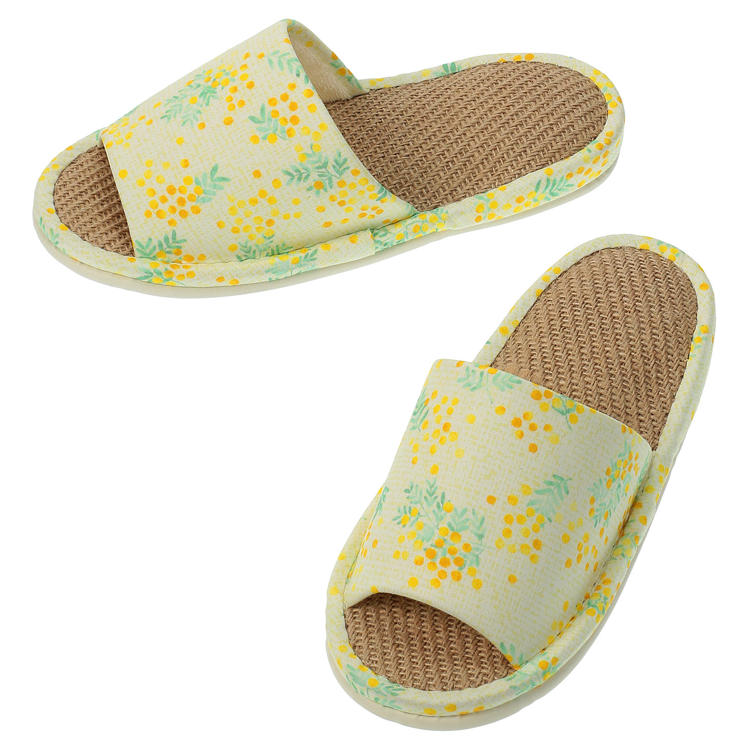 ミモザ麻中スリッパ - 画像3