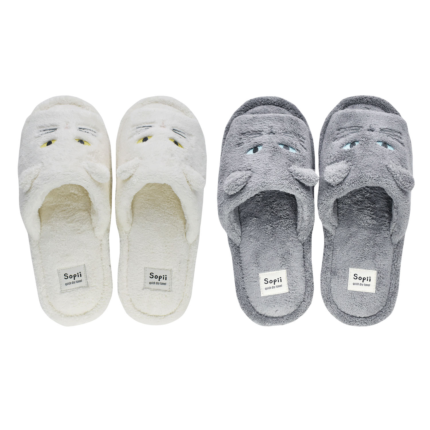 Sopiiクイックドライスリッパ キャット