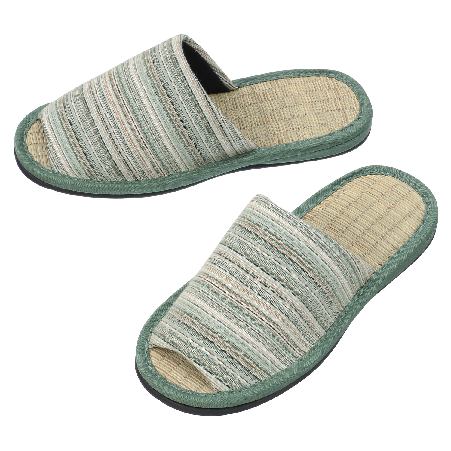 久留米ボーダー畳中スリッパ - 画像5