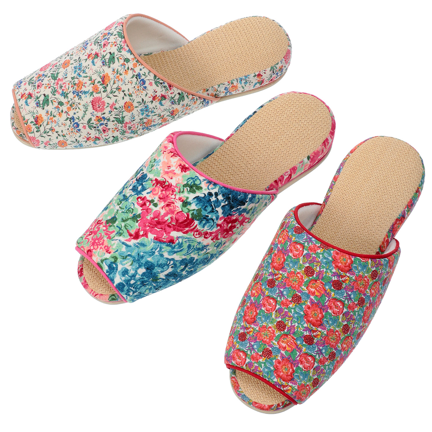 リバティ吊り込みスリッパ