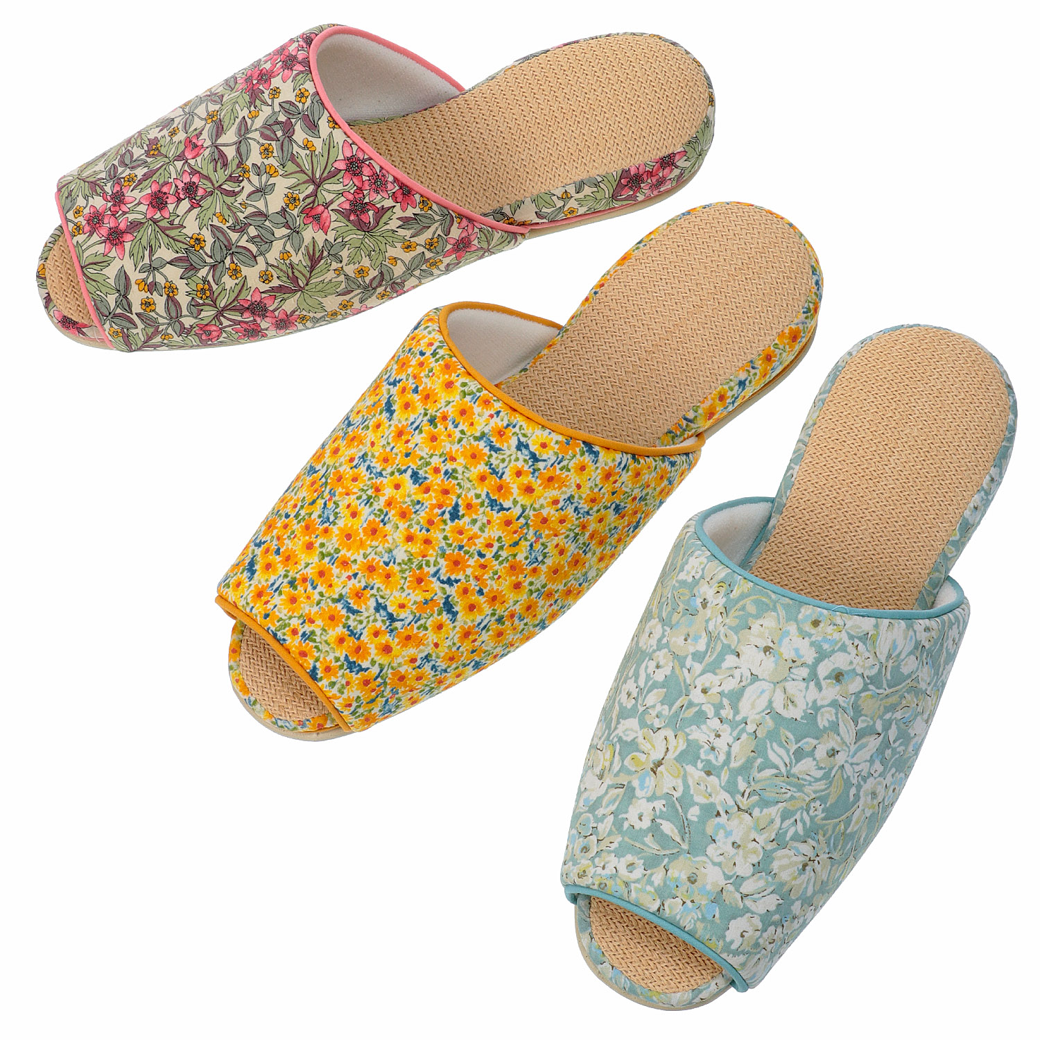 リバティ吊り込みスリッパ - 画像1