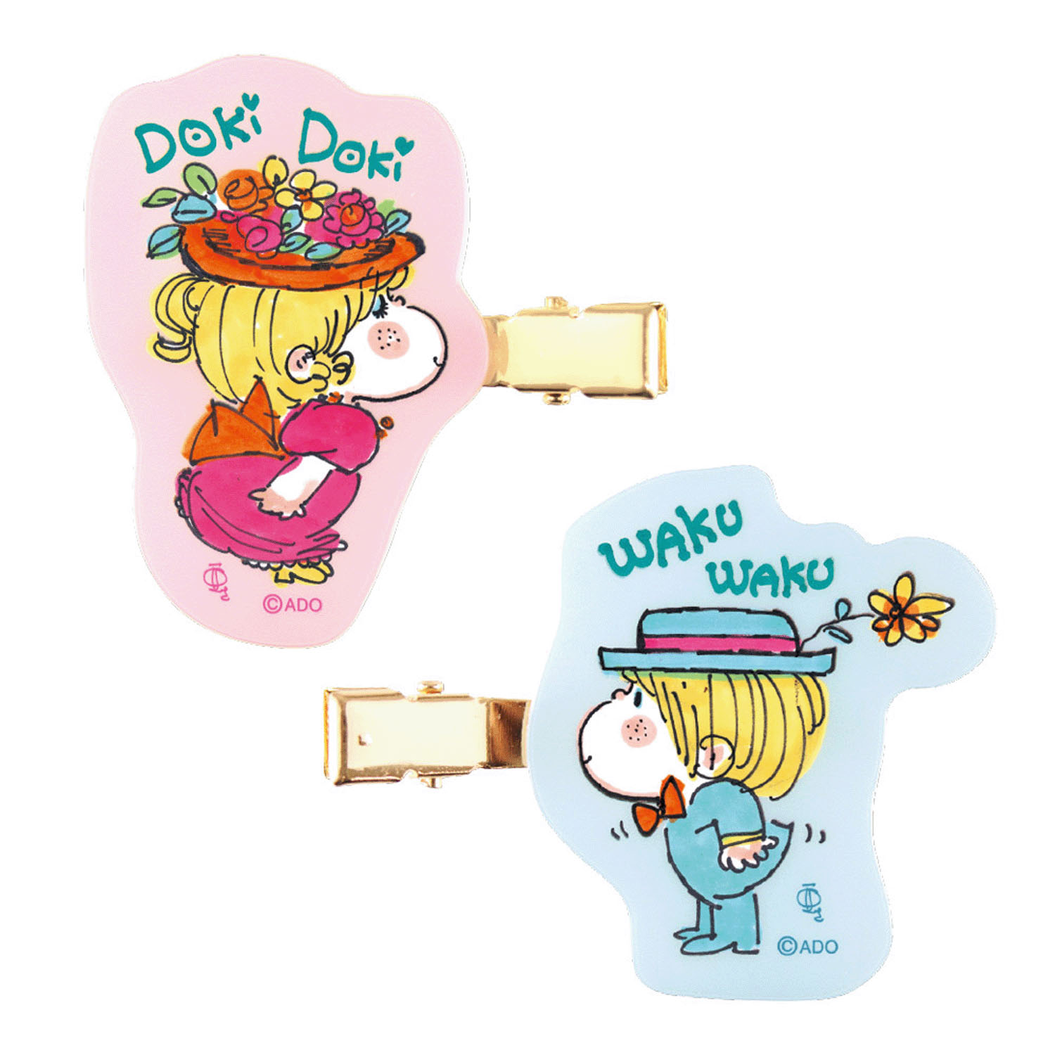 水森亜土 前髪クリップ ドキドキ