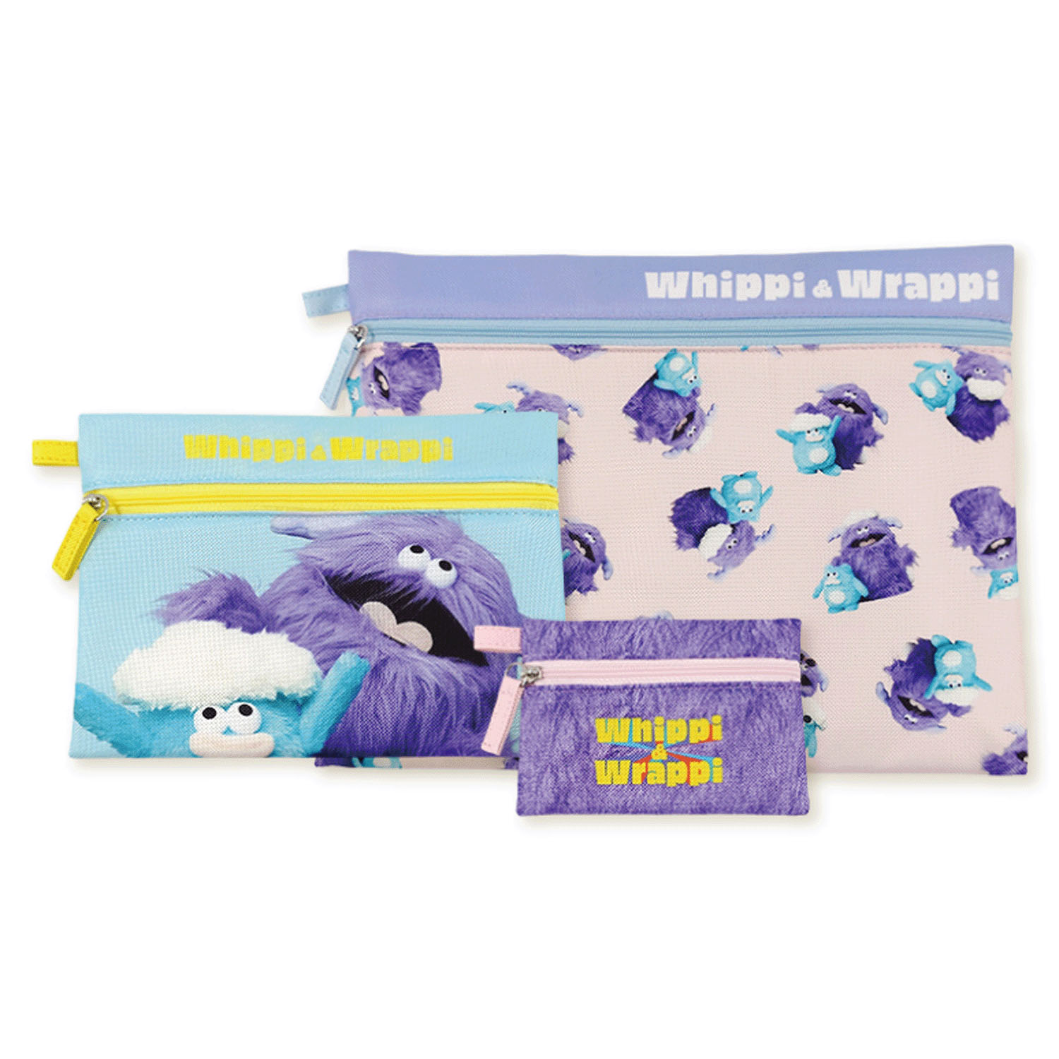 ホイッピ＆ラッピ 3連ポーチ