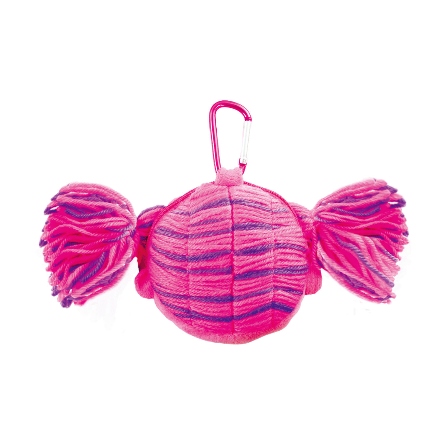 セサミストリート カラビナ付きぬいぐるみファスナーマスコット アビー - 画像2