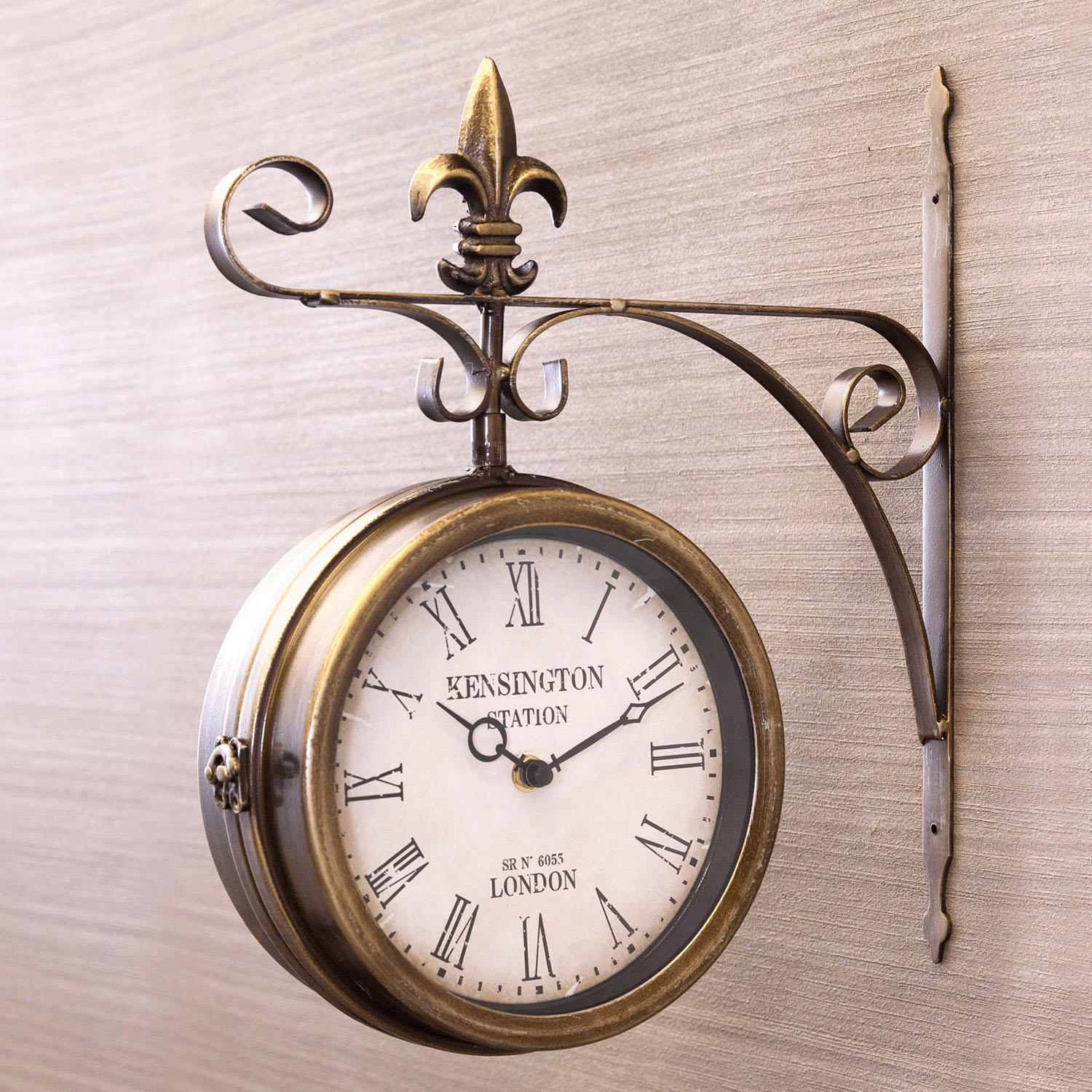 ステーションクロック ボースサイド両面ウォールクロック - 画像1