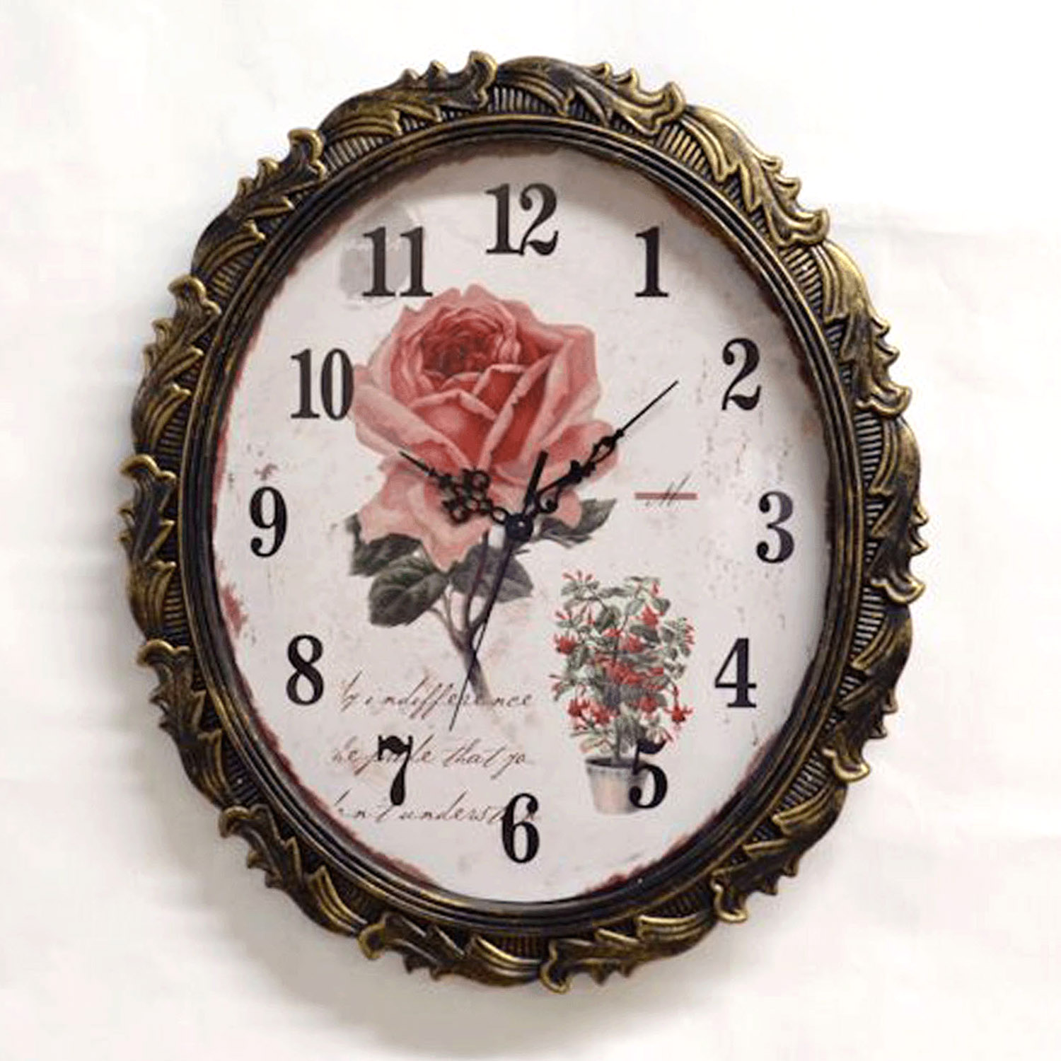 ローズ静音掛け時計【01番在庫限り】 - 画像2