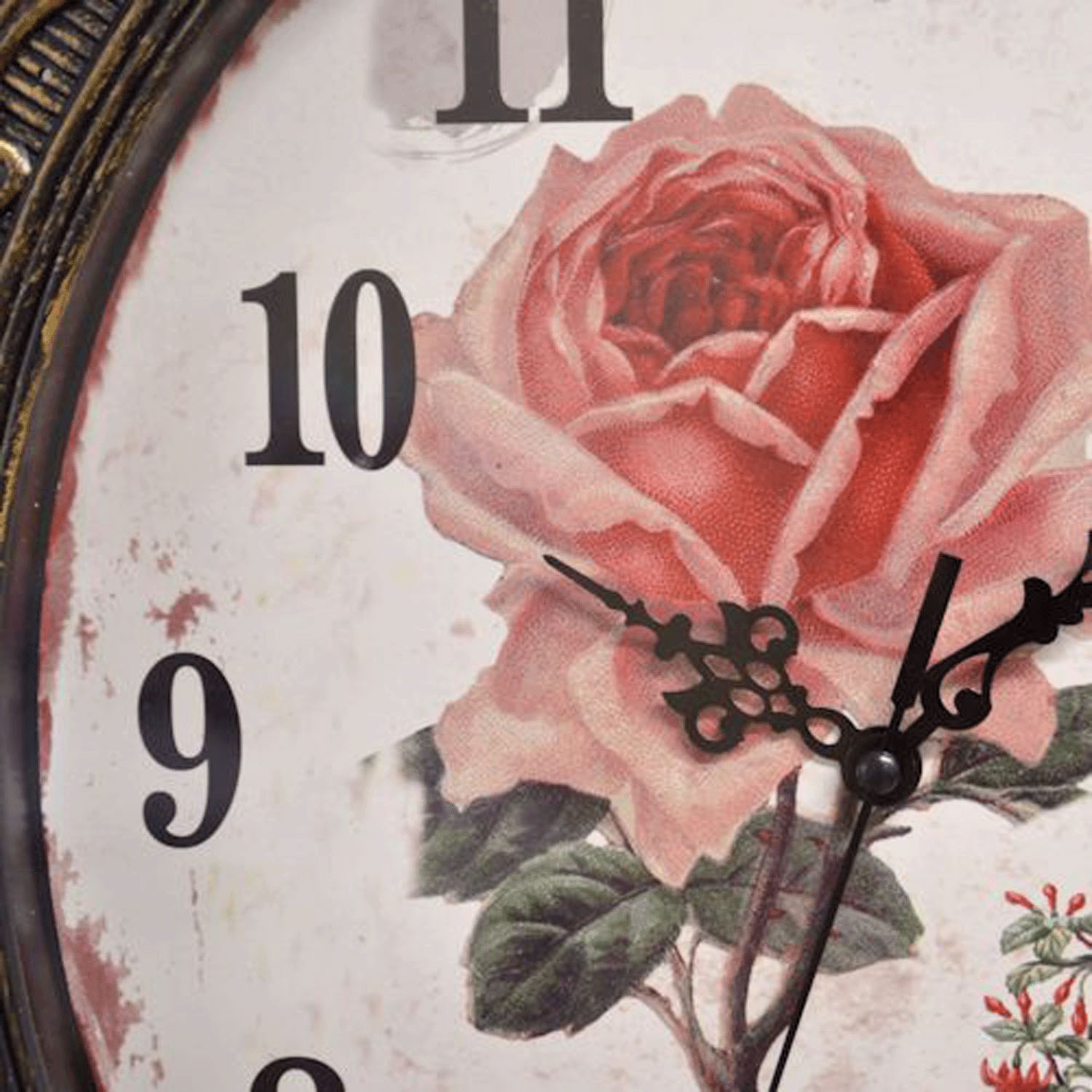 ローズ静音掛け時計【01番在庫限り】 - 画像3