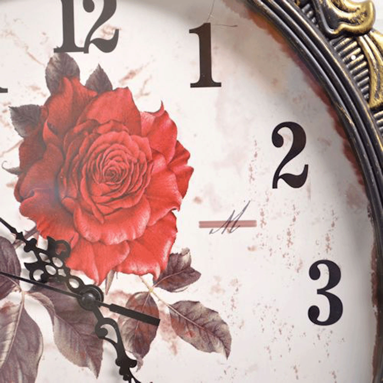 ローズ静音掛け時計【01、03番在庫限り】 - 画像5