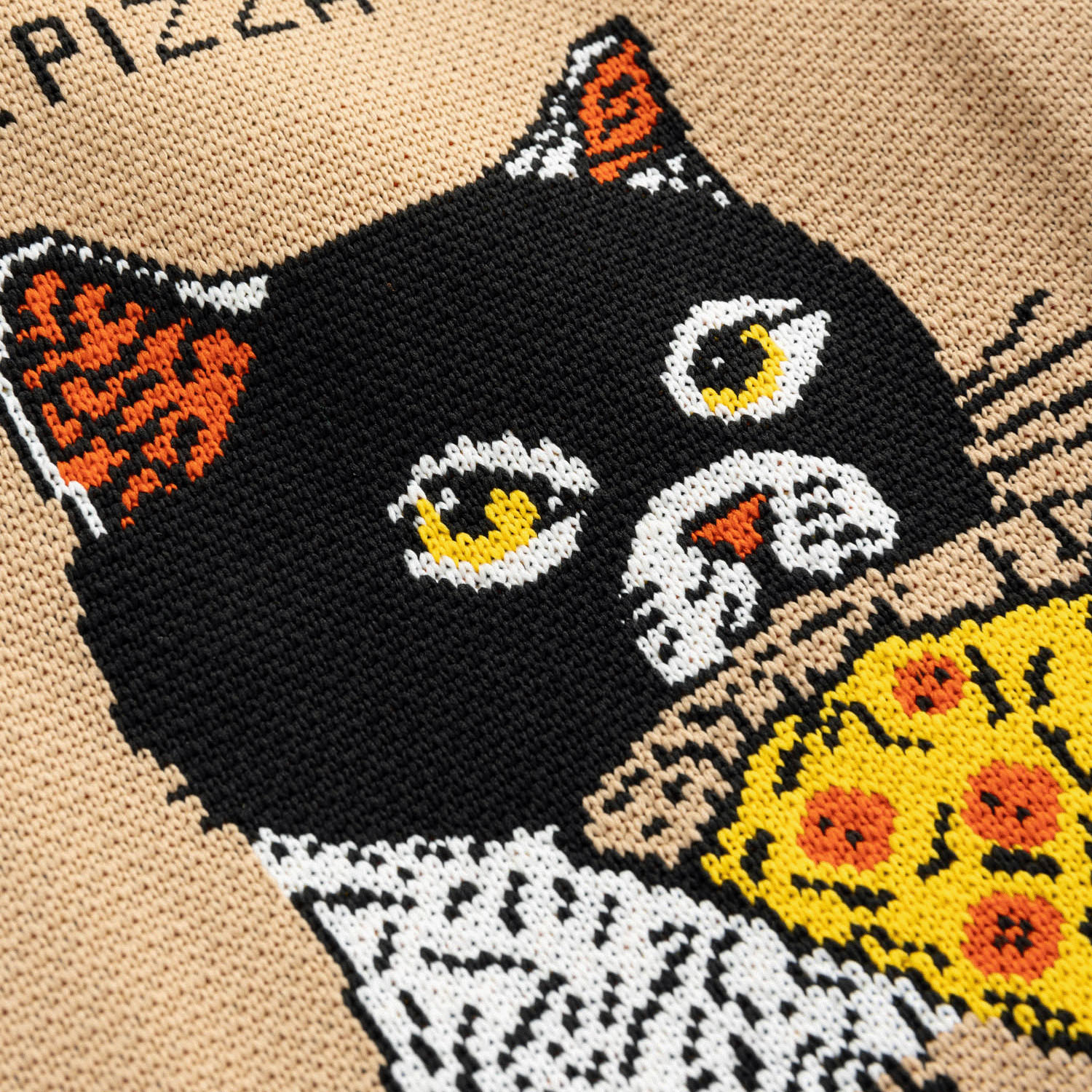 ニットトートバッグ 猫 - 画像5