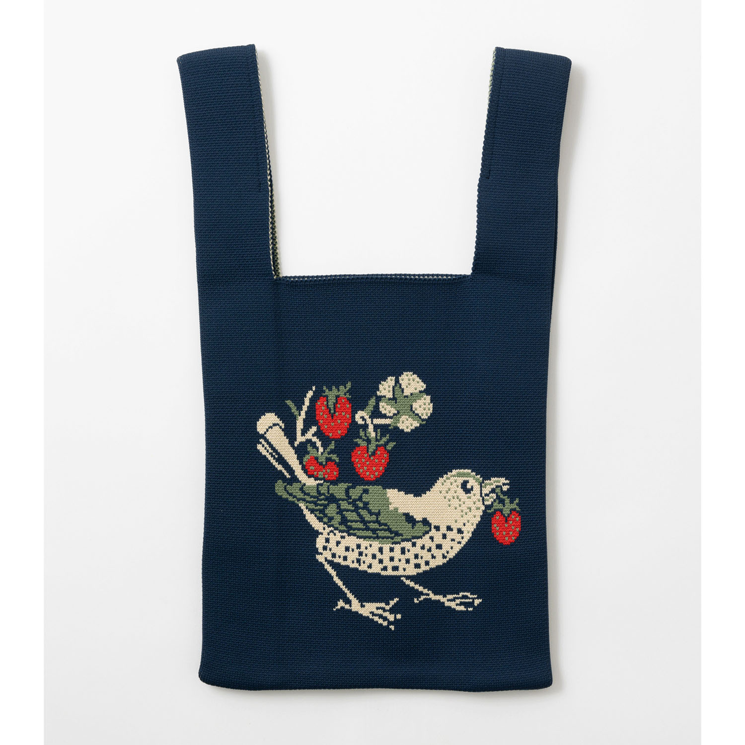 ニットトートバッグ ウィリアムモリス柄 - 画像3