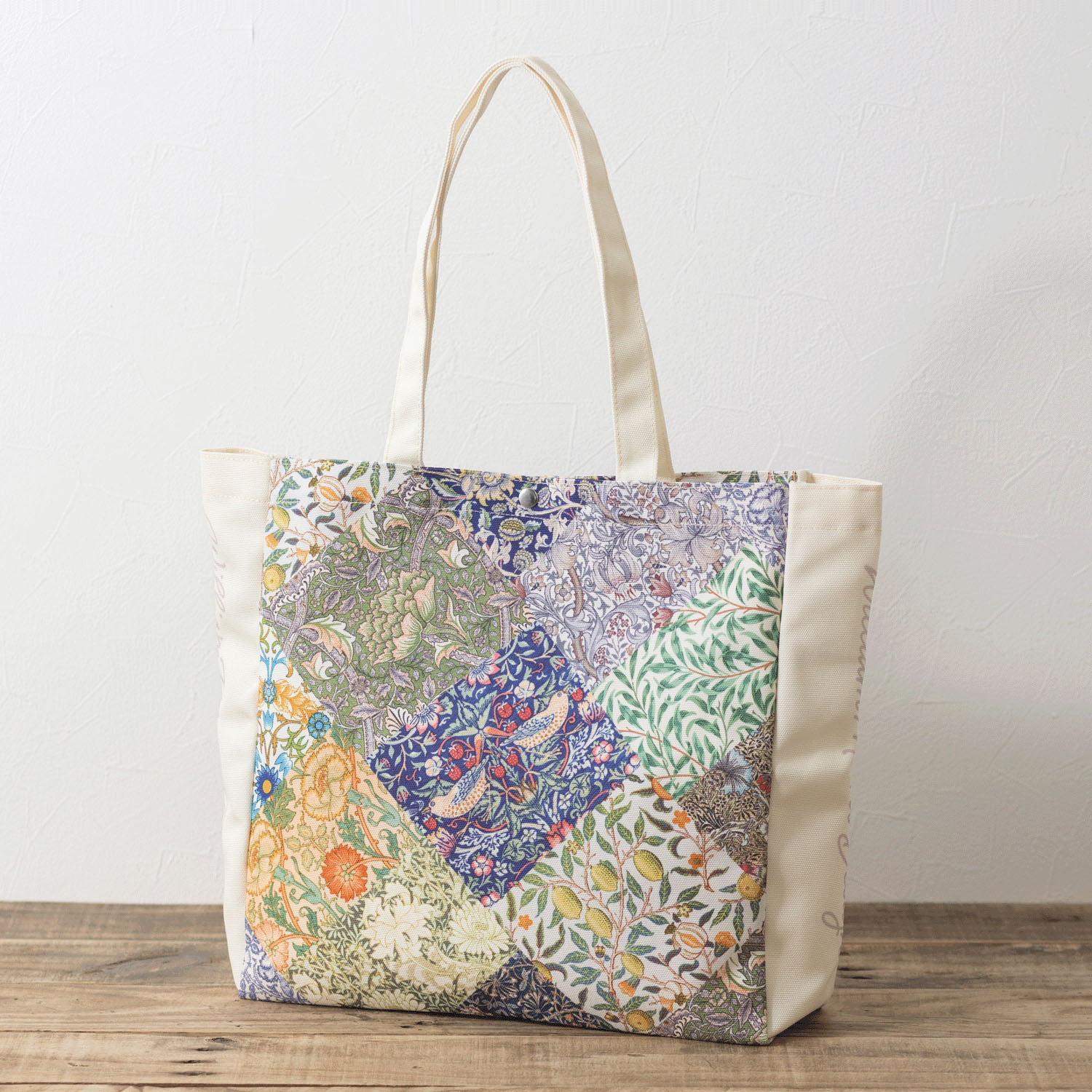 【在庫限り】ダクロン素材 マルシェトートバッグ ウィリアムモリス柄【03番メーカー終了】 - 画像6