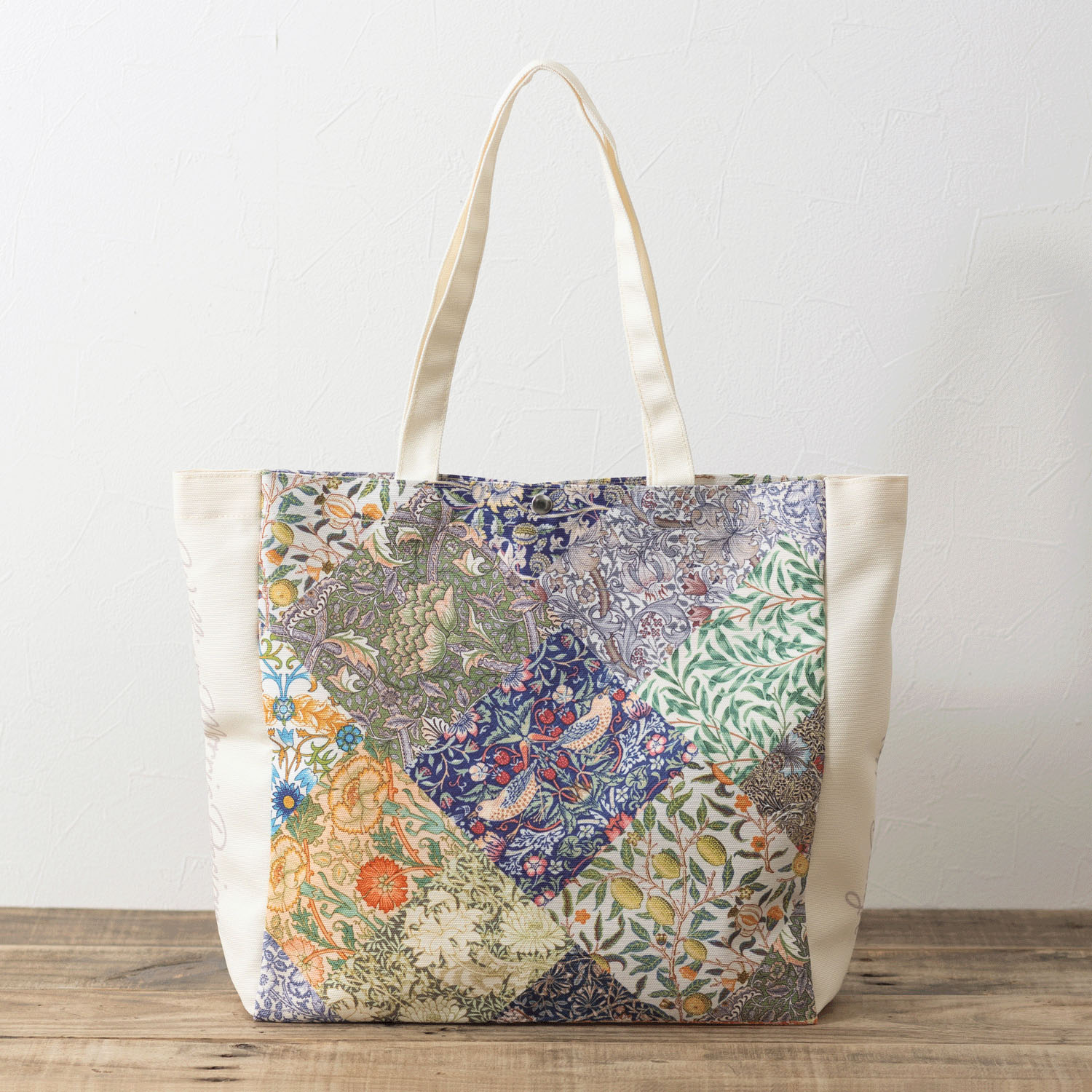 【在庫限り】ダクロン素材 マルシェトートバッグ ウィリアムモリス柄【03番メーカー終了】 - 画像7