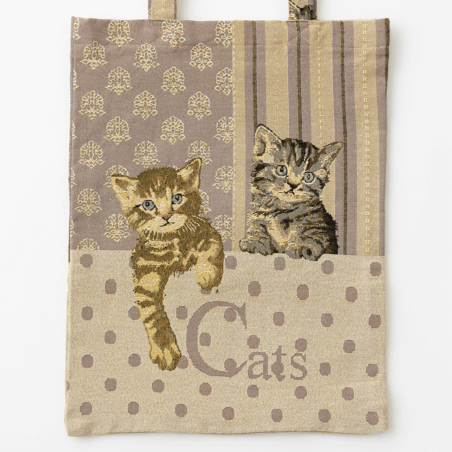 ジャガード織 猫柄トートバッグ【04番次回未定】 - 画像21