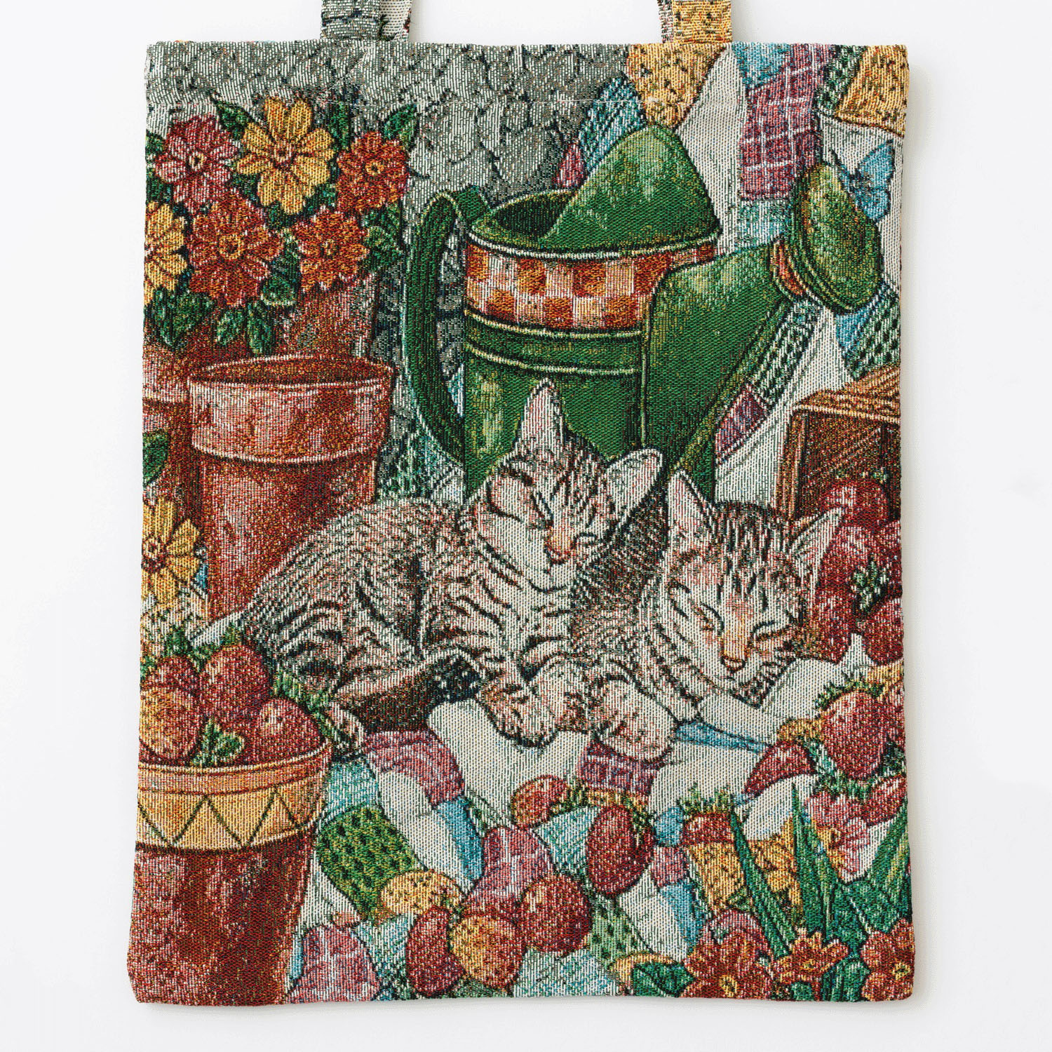 ジャガード織 猫柄トートバッグ【04番次回未定】 - 画像4