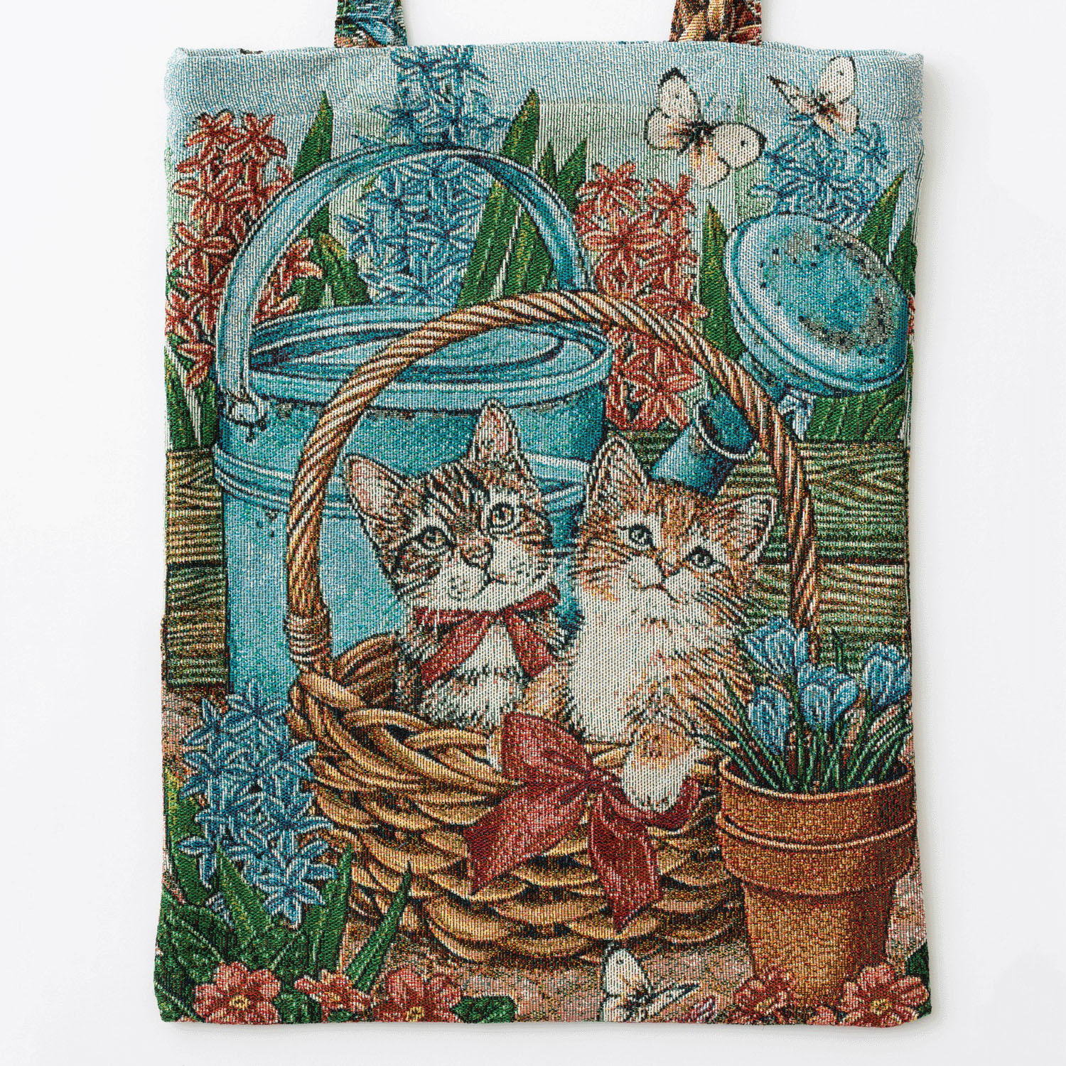 ジャガード織 猫柄トートバッグ【04番次回未定】 - 画像6