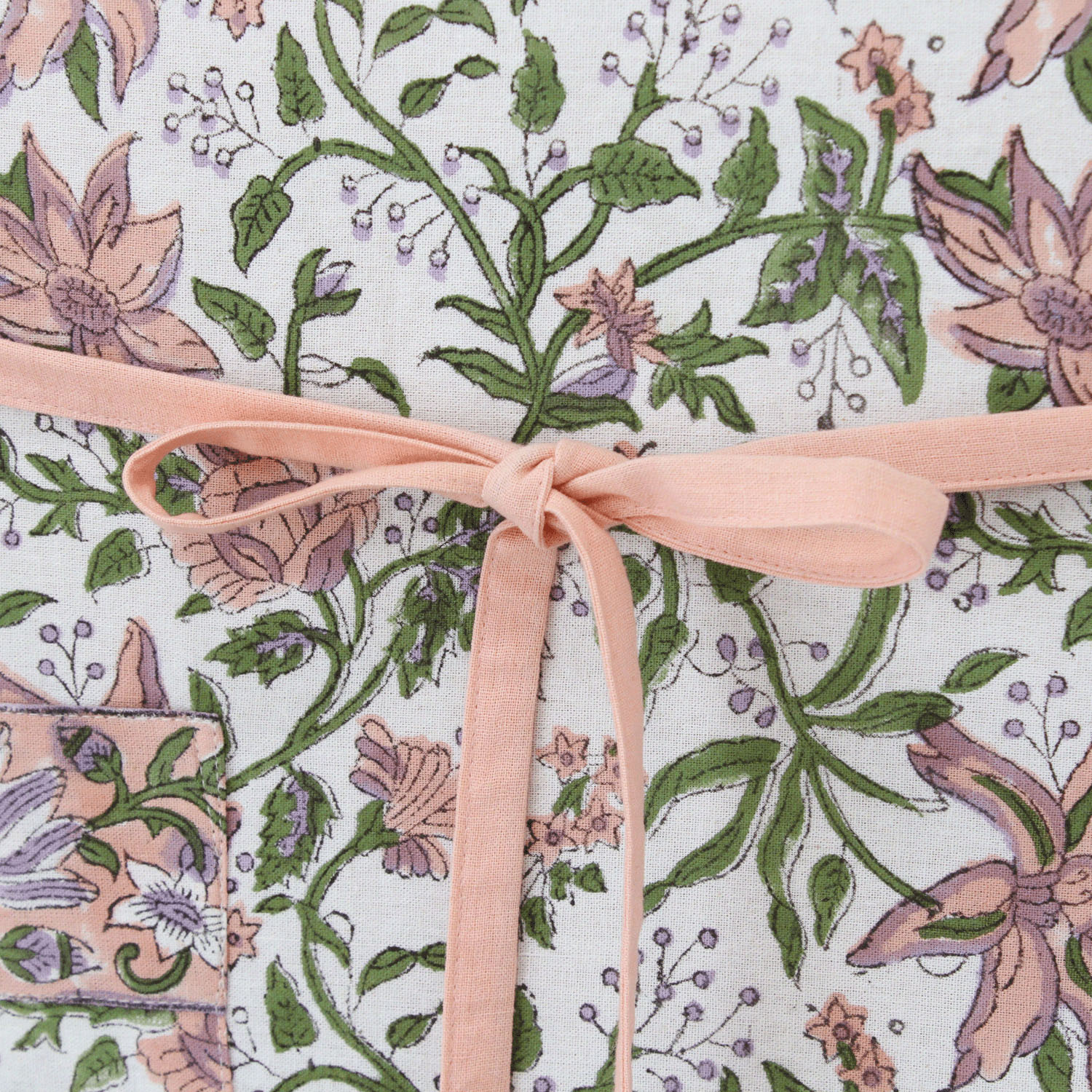 【在庫限り】エプロン カリーノブロックプリント - 画像4