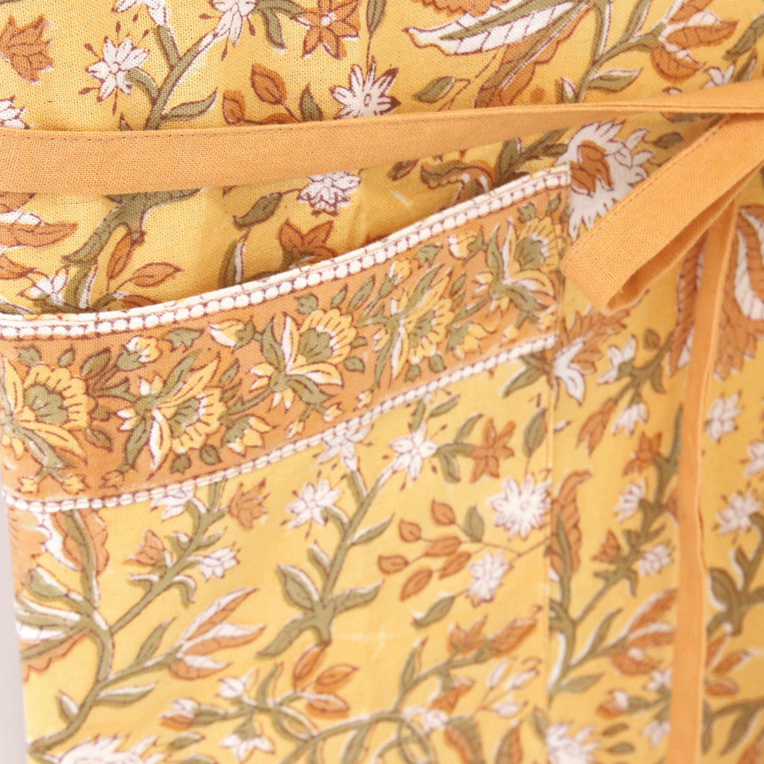 【在庫限り】エプロン カリーノブロックプリント - 画像9