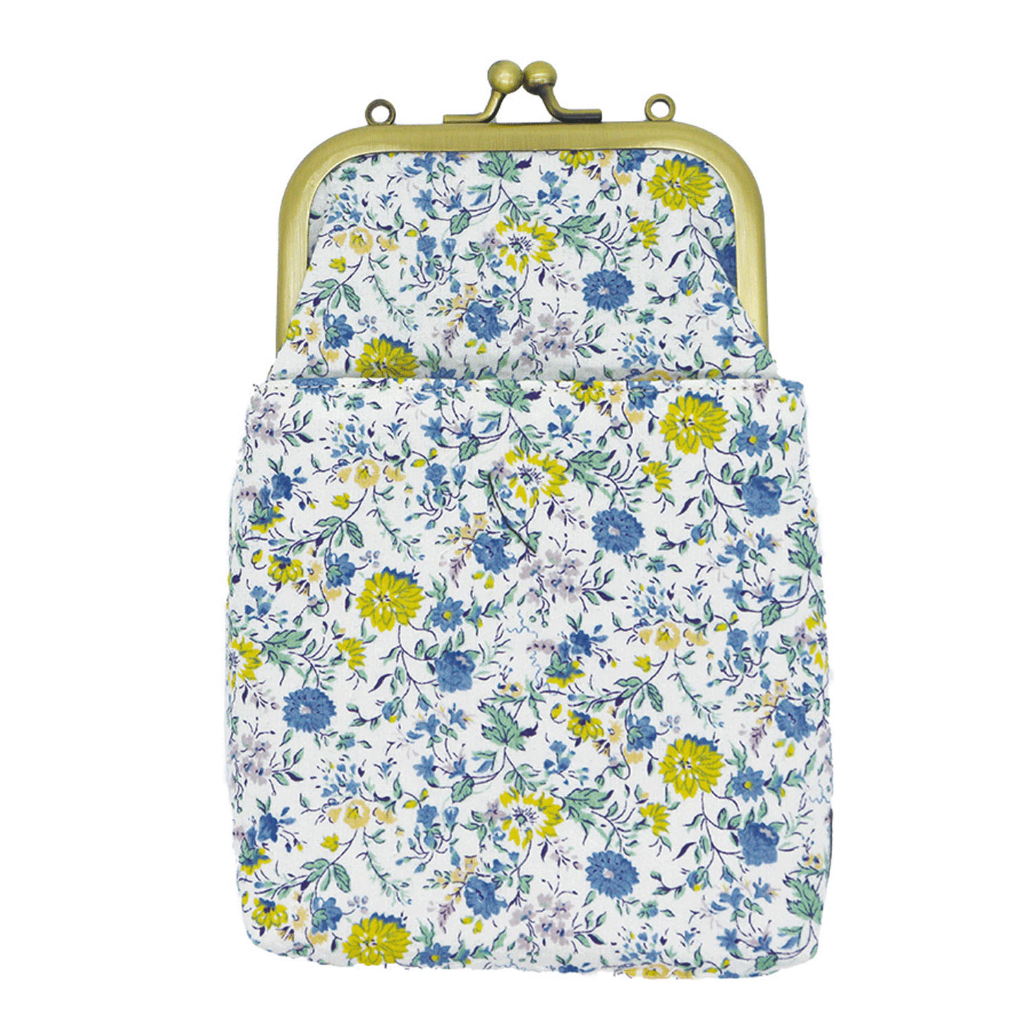 がま口2WAY スマホショルダー 手提げベルト・ショルダーベルト付 - 画像5