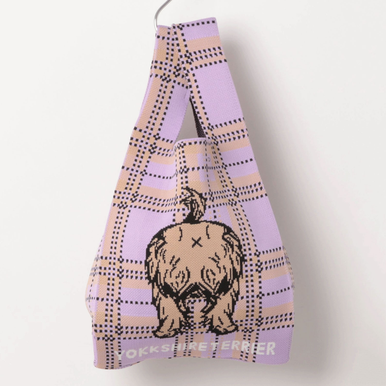 【在庫限り】ニットトートバッグ 犬 おしり デザイン マルシェバッグ - 画像6