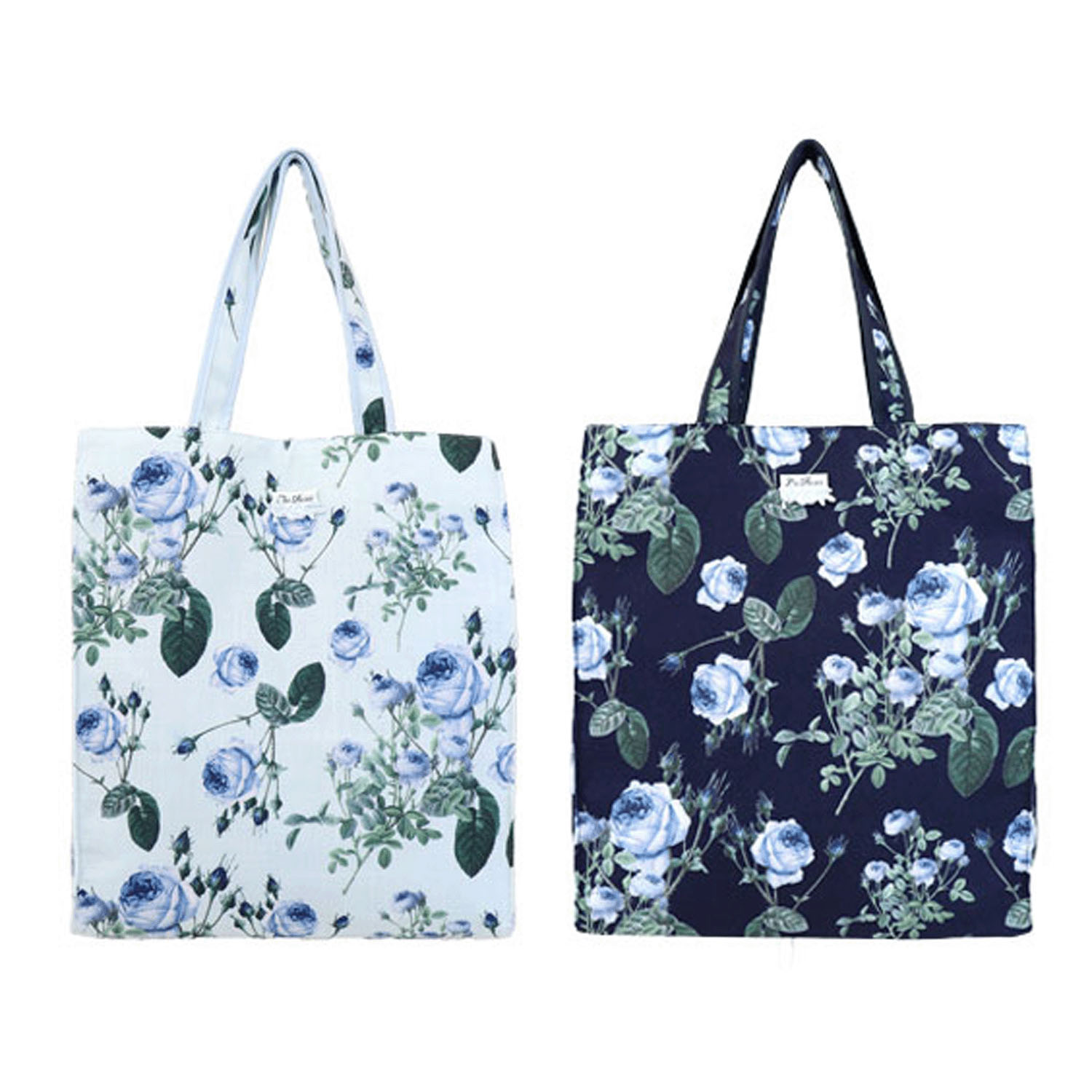 ブルーローズ A4トートバッグ