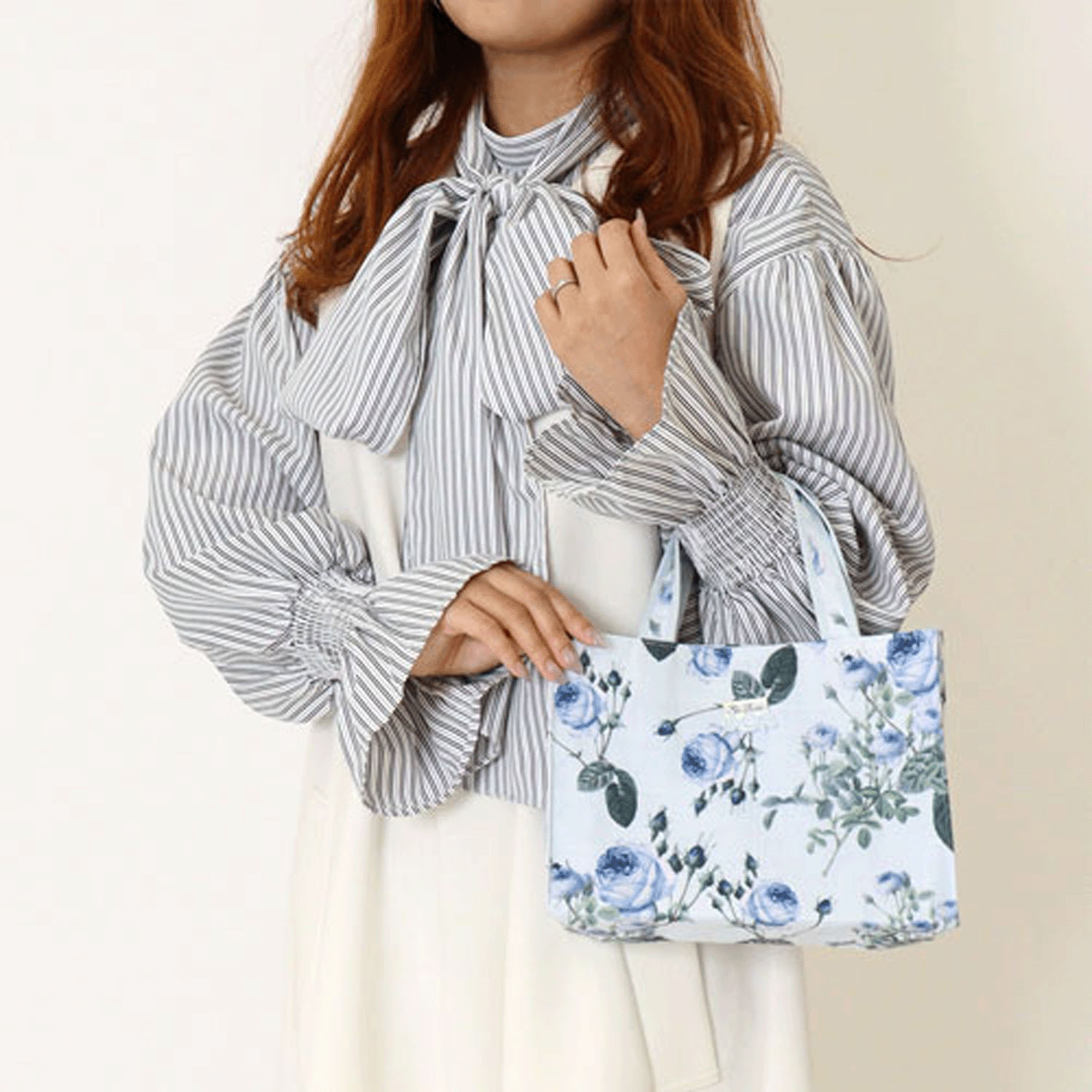 ブルーローズ ミニトートバッグ - 画像4