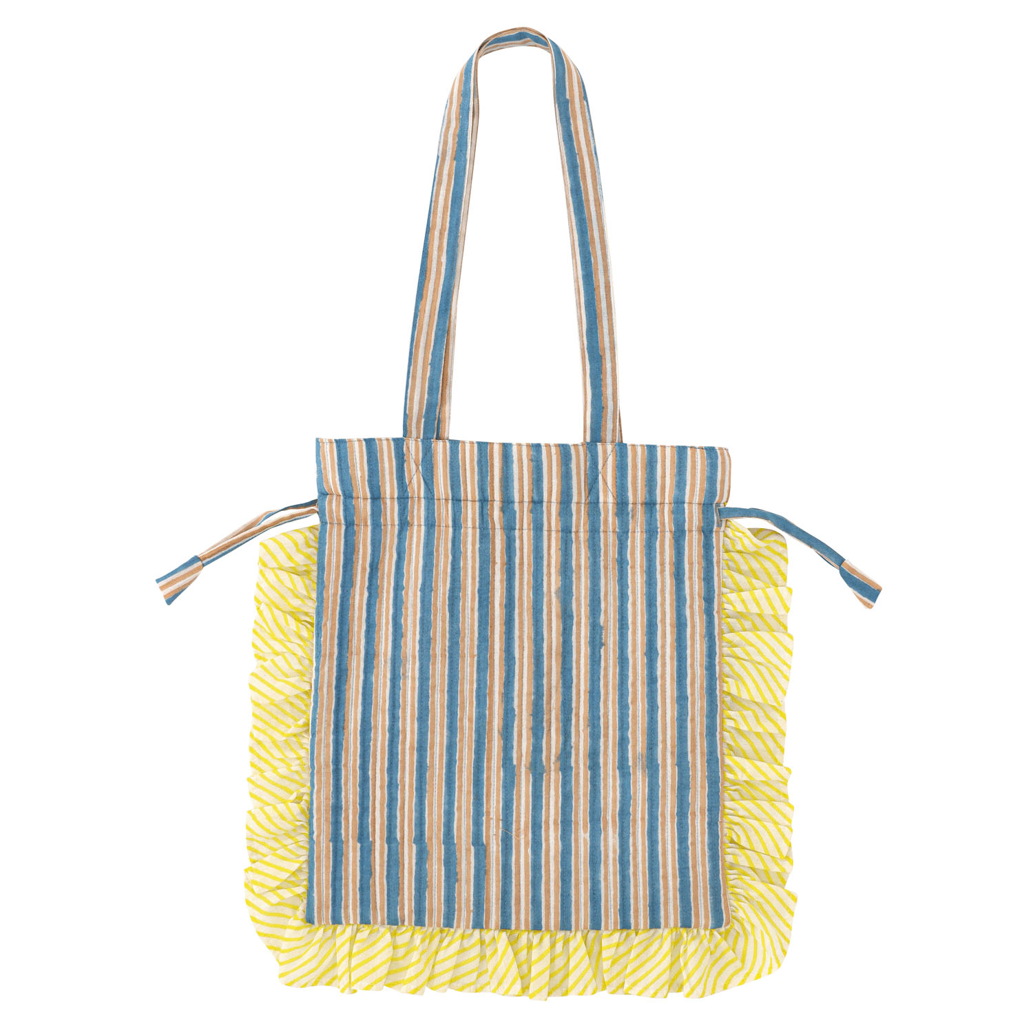 フリルトート カリーノブロックプリント - 画像13