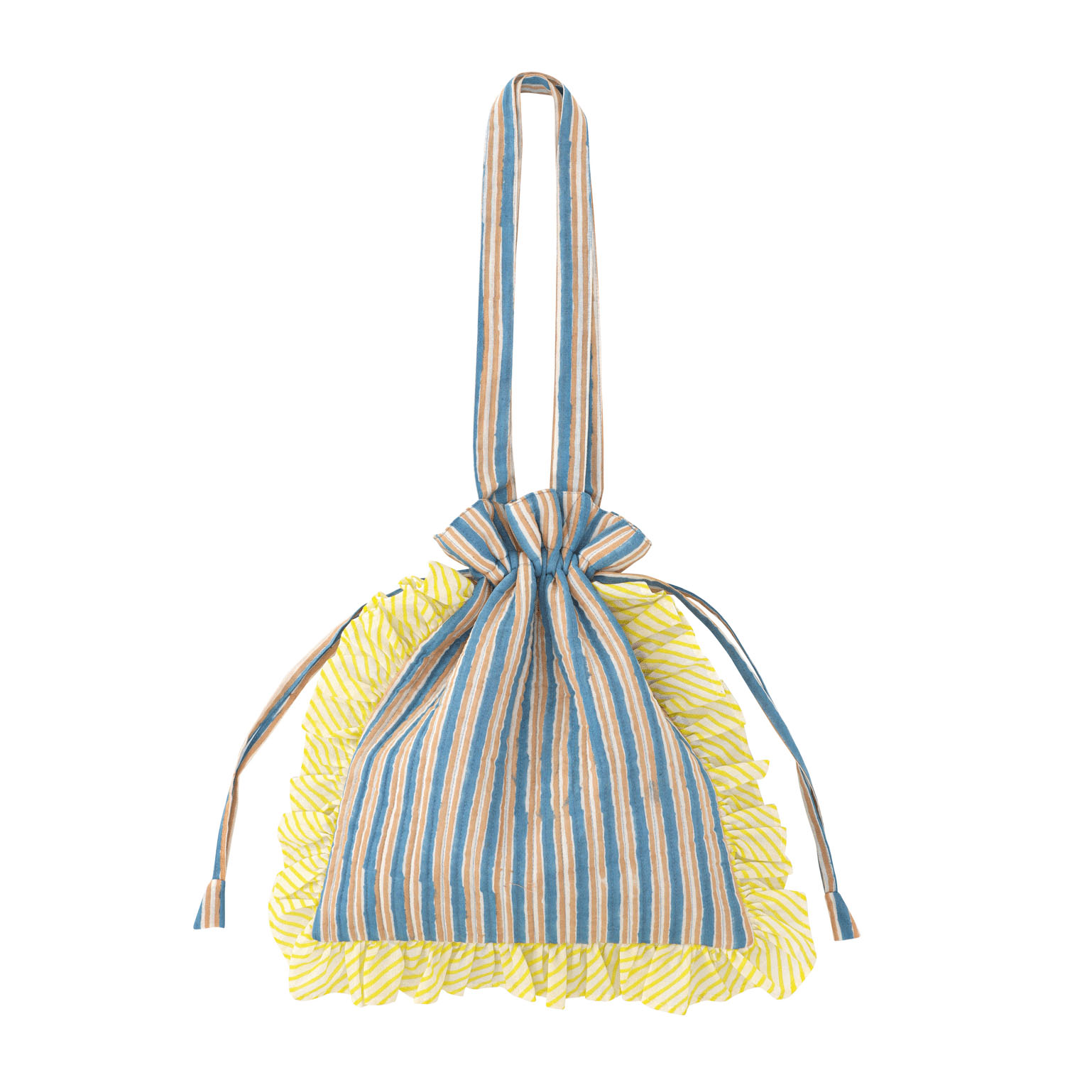 フリルトート カリーノブロックプリント - 画像14