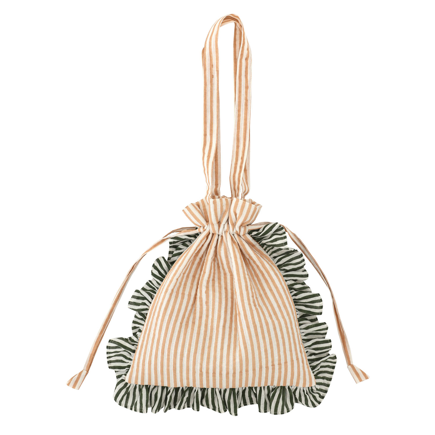 フリルトート カリーノブロックプリント - 画像5