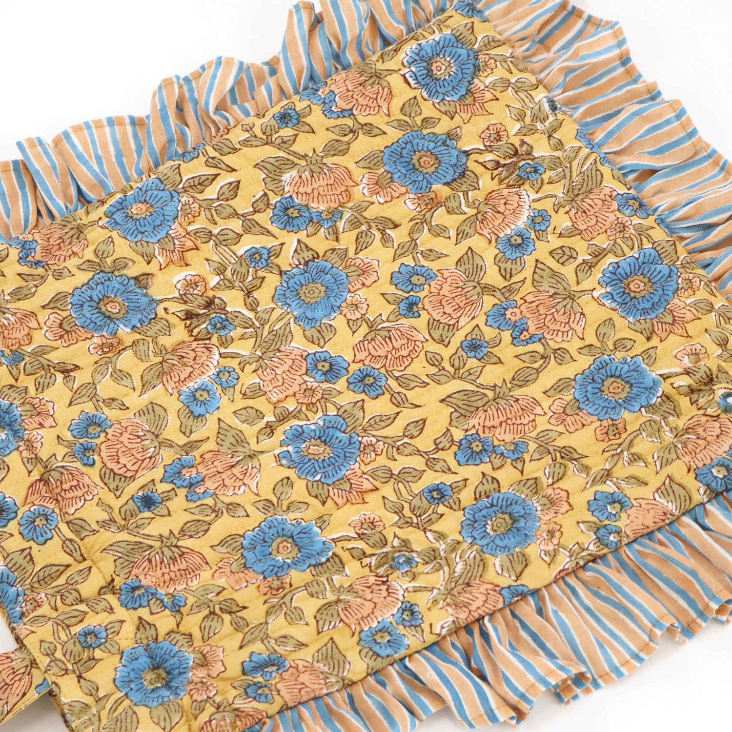 フリルトート カリーノブロックプリント - 画像8