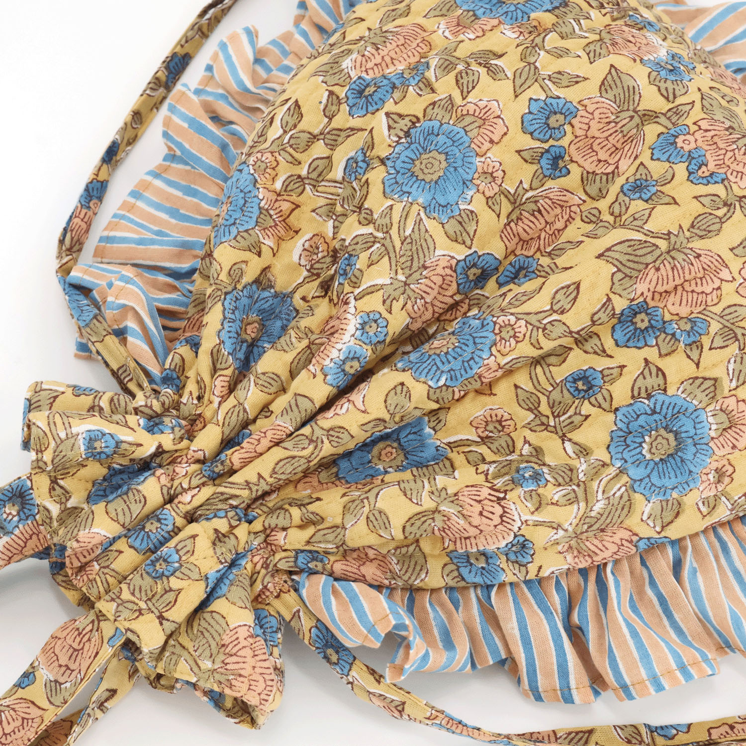 フリルトート カリーノブロックプリント - 画像9