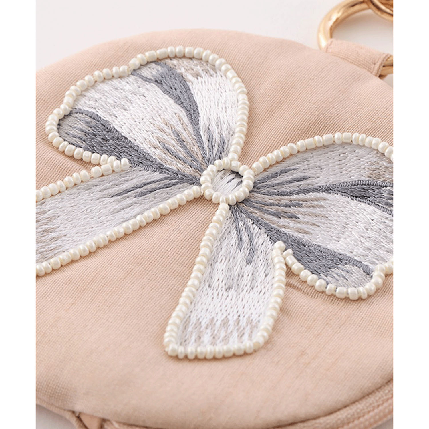 リボン刺繍キーポーチ - 画像4