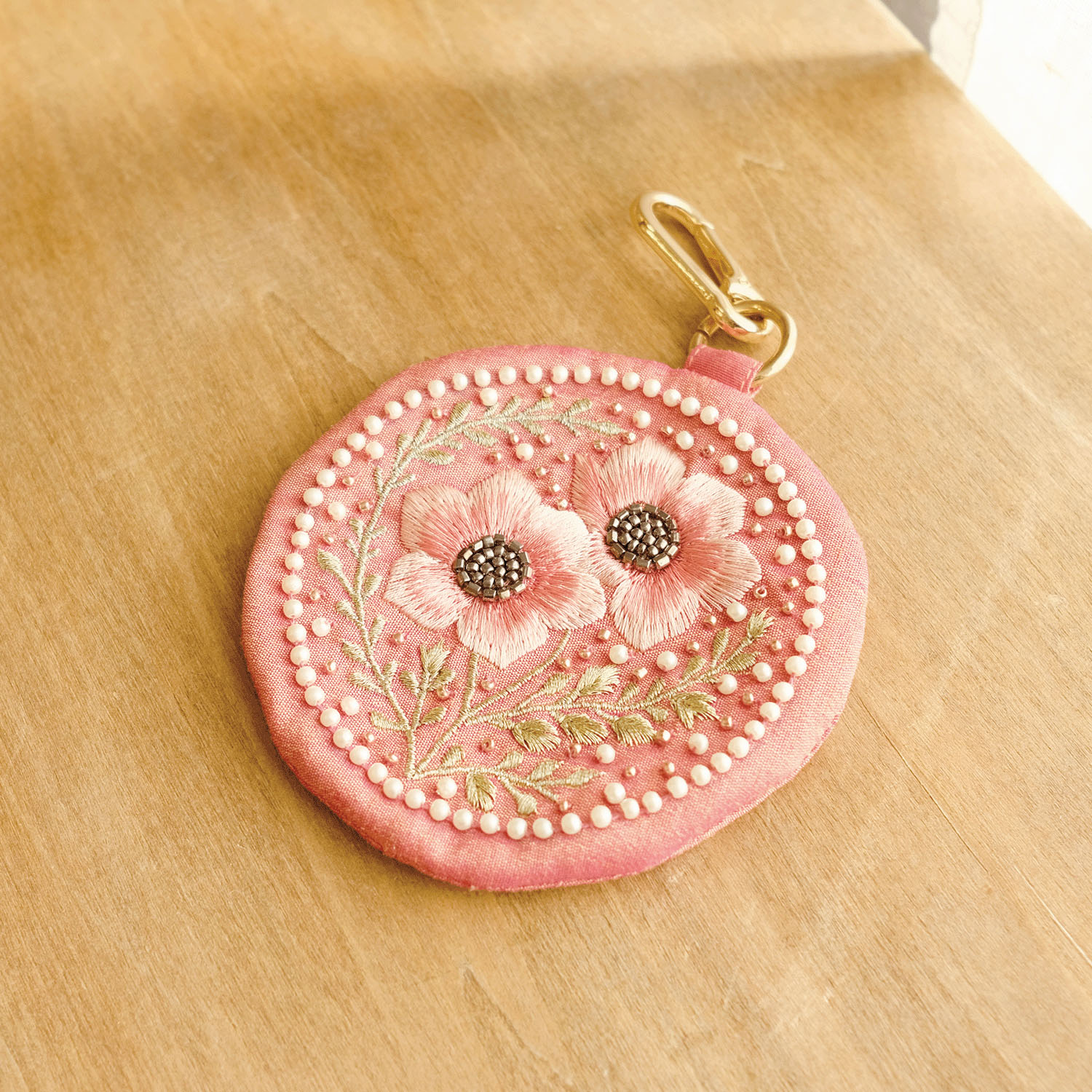 フラワーモチーフ キーポーチ - 画像4