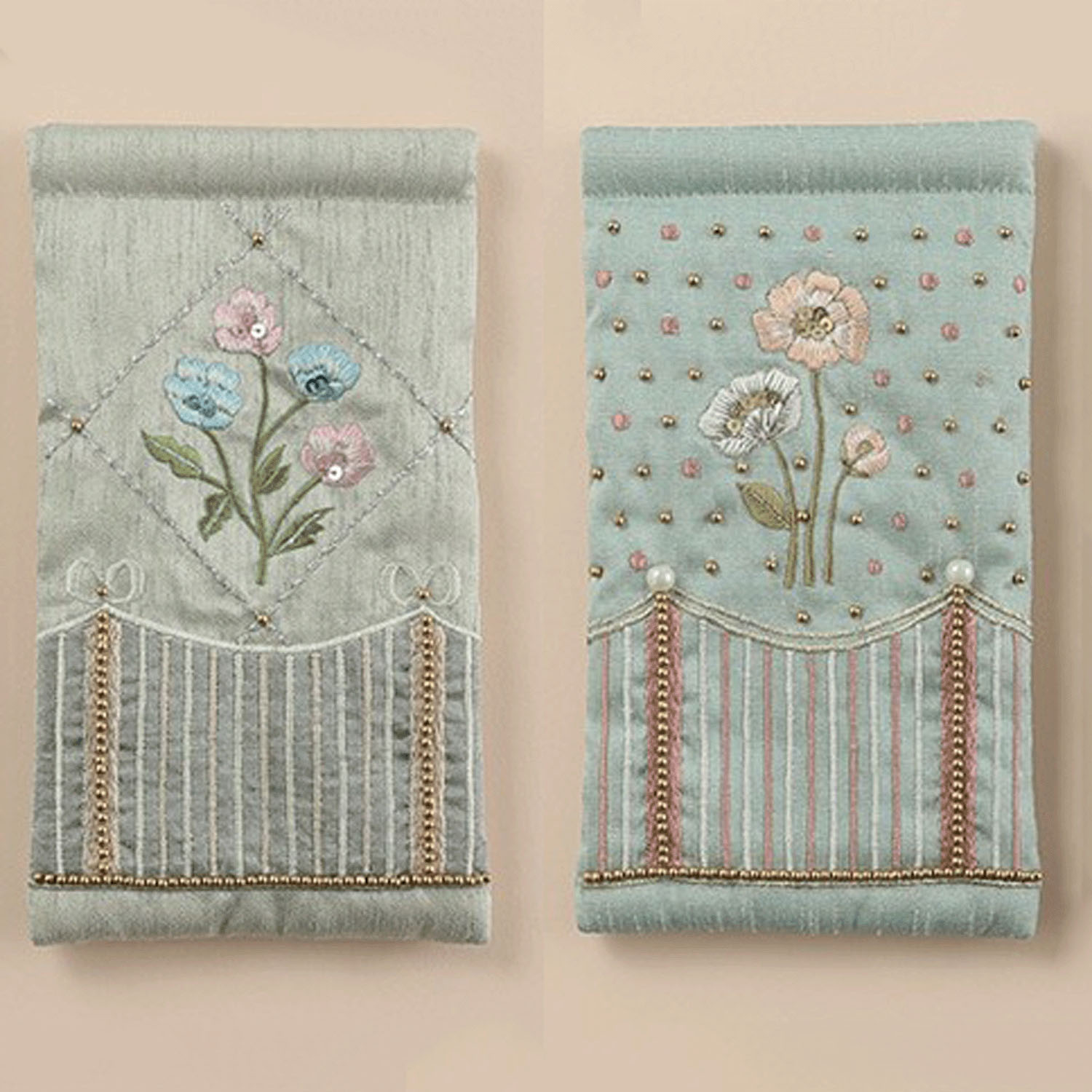 ビーズ刺繍 メガネケース