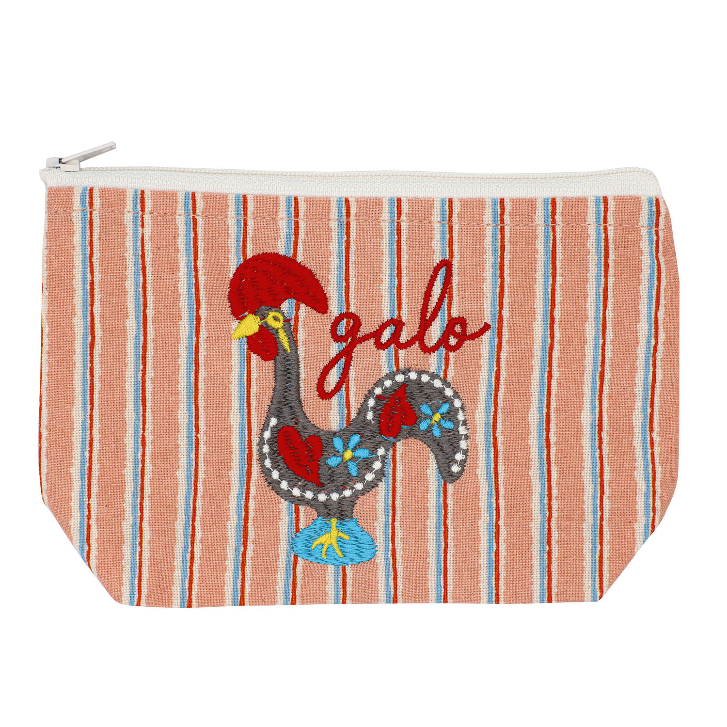 マチ付きポーチ 南欧モチーフ - 画像4