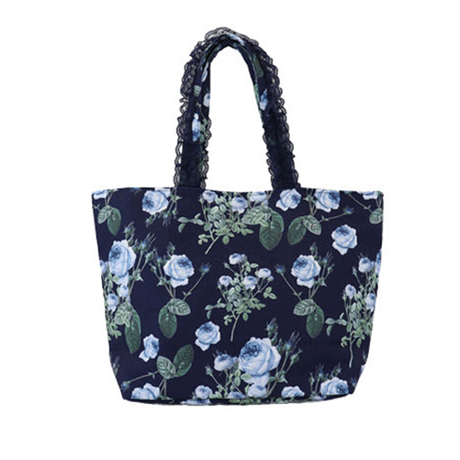 ルドゥーテ ブルーローズ  トートバッグ - 画像5