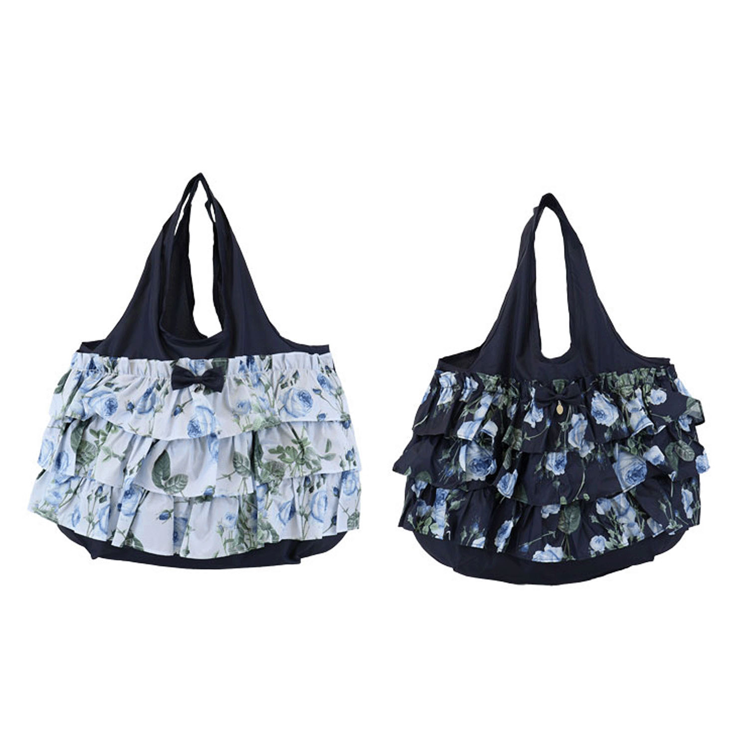 ルドゥーテ ブルーローズ エコバッグ - 画像1