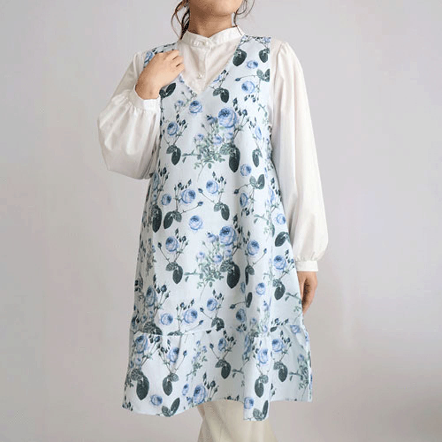 ルドゥーテ ブルーローズ  エプロン - 画像2