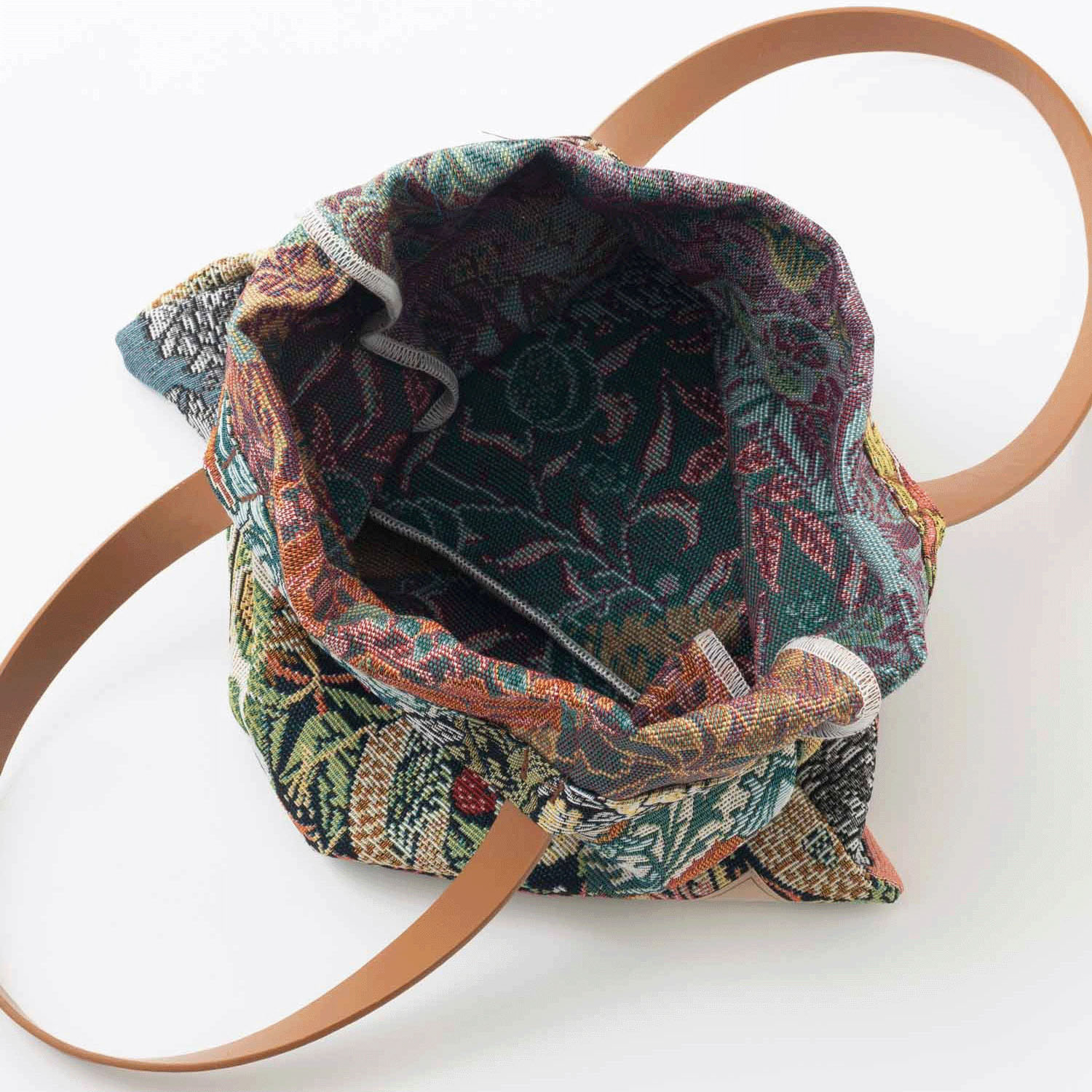 ウイリアム・モリス柄 ジャカード織 トートバッグ - 画像16