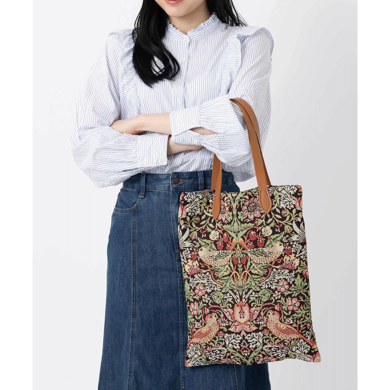 ウイリアム・モリス柄 ジャカード織 トートバッグ - 画像31