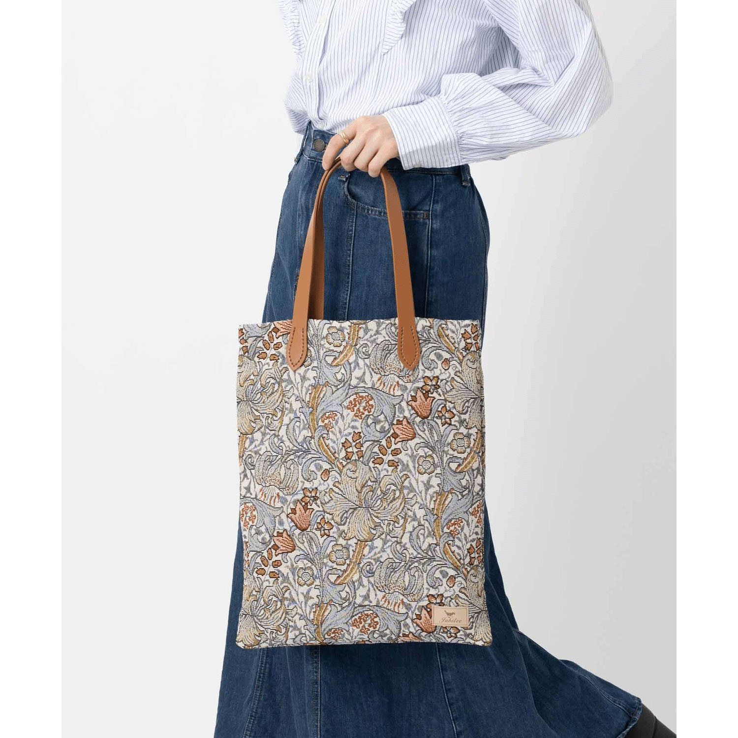 ウイリアム・モリス柄 ジャカード織 トートバッグ - 画像43