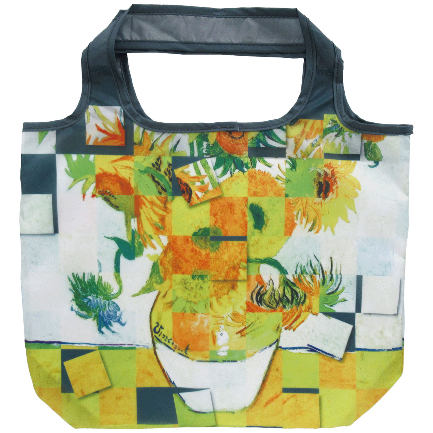 名画モザイク エコバッグM - 画像1