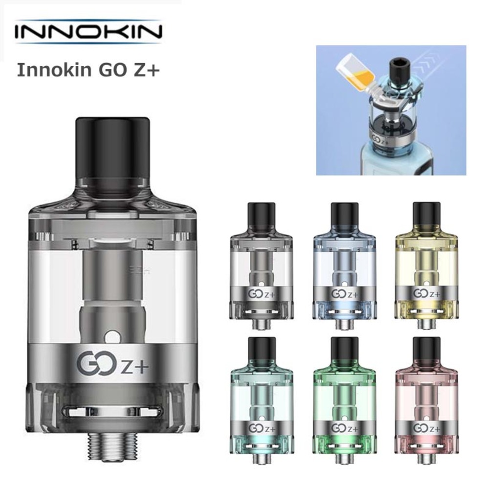 イノキン Innokin GO Z+ タンクアトマイザー 3.5ml 510スレッド 電子タバコ VAPE ベイプ | ブラック