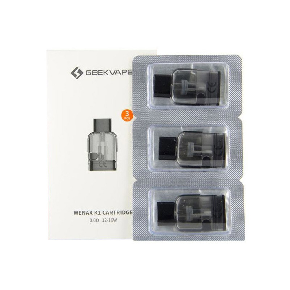 ギークベープ Geekvape ウェナックス Wenax K1 SE & Wenax K1 キット用 Wenax SE ポッドカートリッジ 3個/パック | 1.2ohm 