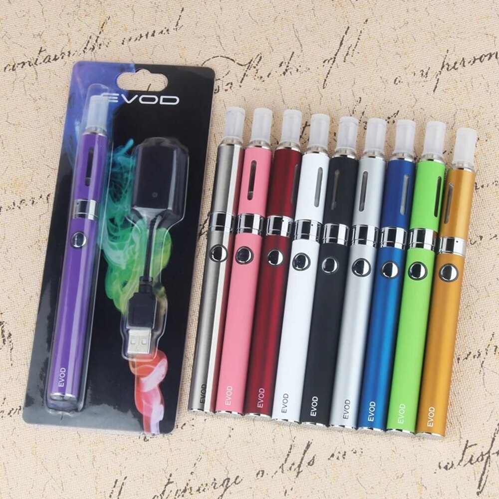 Evod MT3 900mAh Vapeスターターキット Eタバコ EGO Vaporizer 2.4mlアトマイザー 電子水ギセルペンセット|電子タバコキット|  | 紫-900mAh