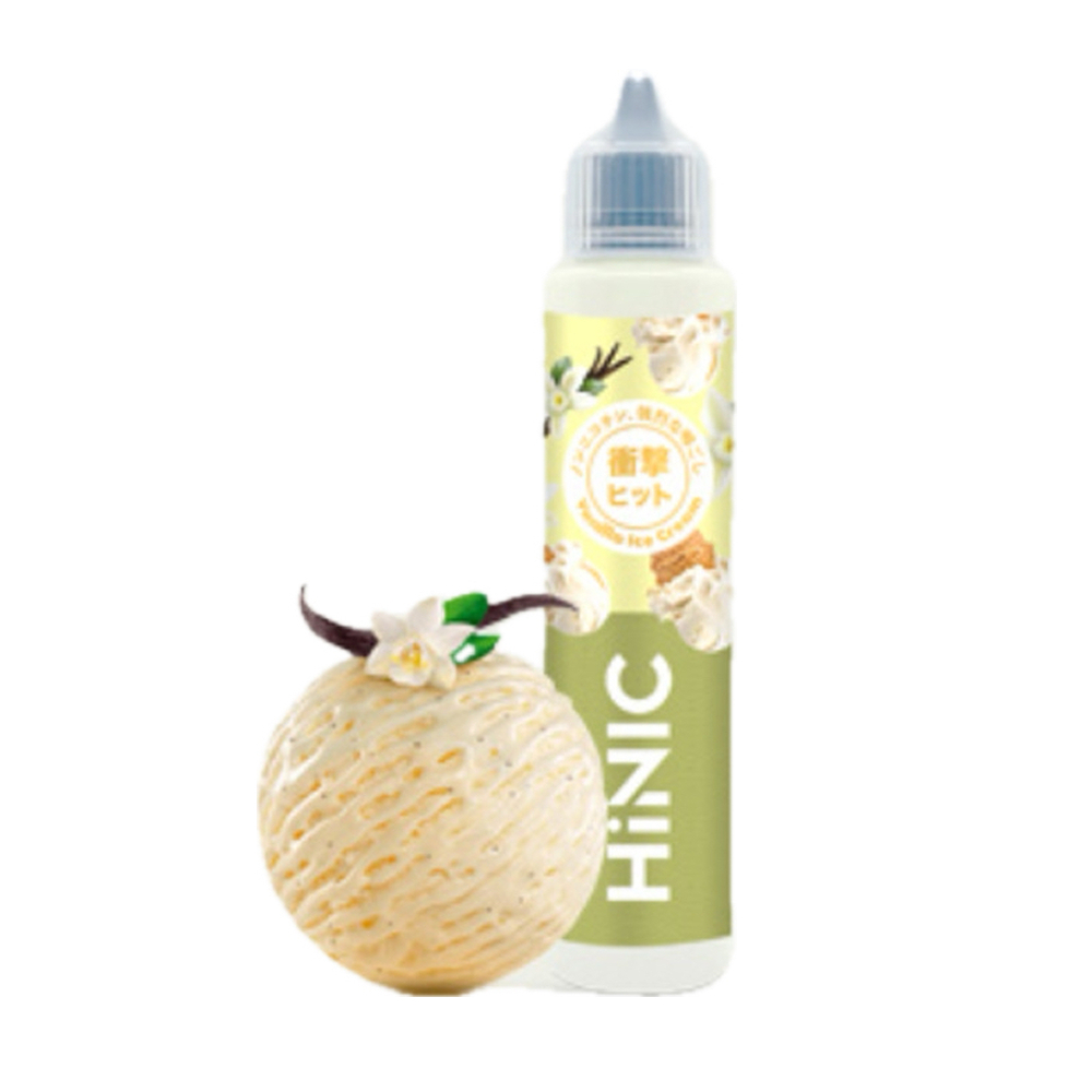 HiNIC ハイニク プレミアムリキッド 60ml 電子タバコフレーバーリキッド ノンニコチン VAPE ベイプ ハイリク HiLIQ | バニラアイスクリーム