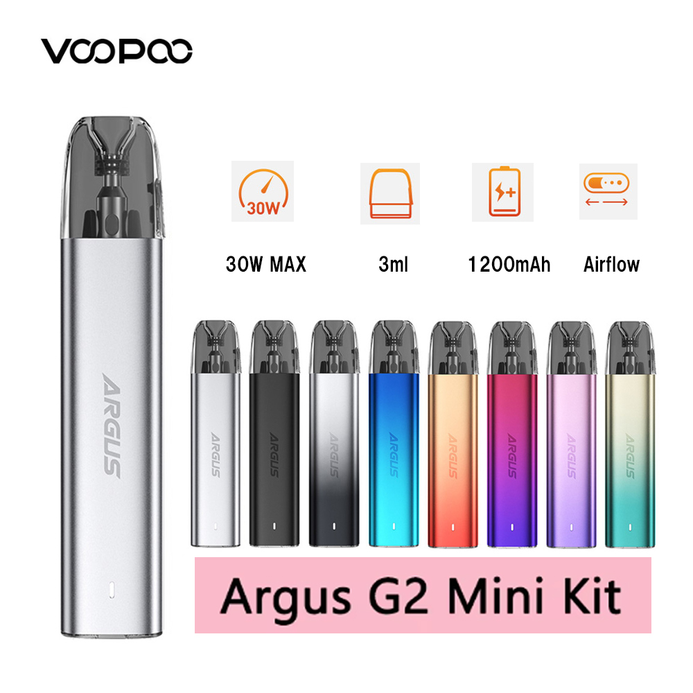 ブープー VOOPOO Argus G2 Mini アーガス G2ミニ ポッド システム キット 1200mAh 3ml | シルバー