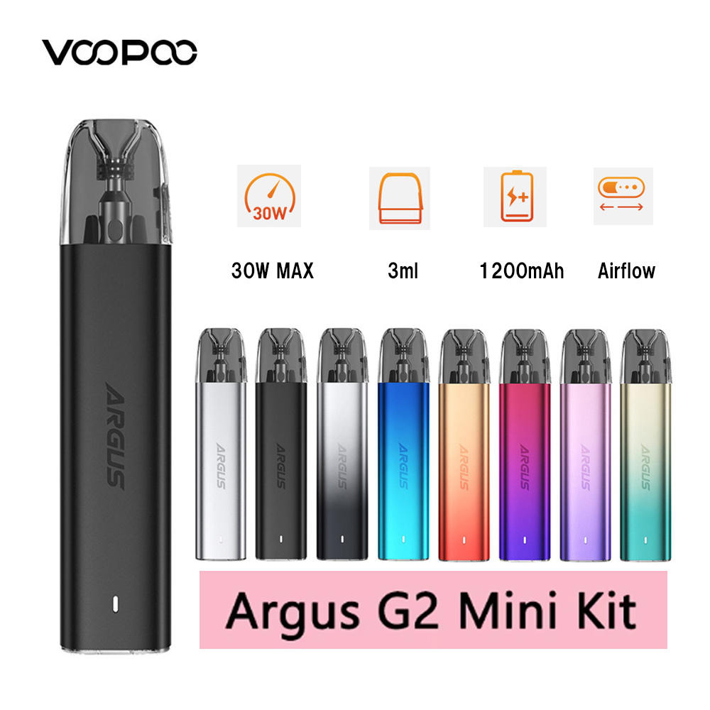 ブープー VOOPOO Argus G2 Mini アーガス G2ミニ ポッド システム キット 1200mAh 3ml | ブラック